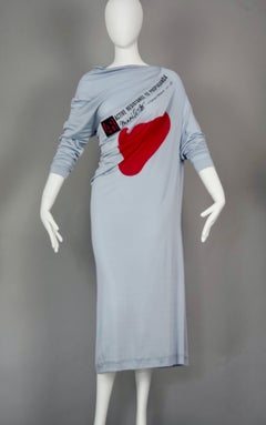 VIVIENNE WESTWOOD "Active Resistance To Propaganda" Manifesto Asymmetrical Dress