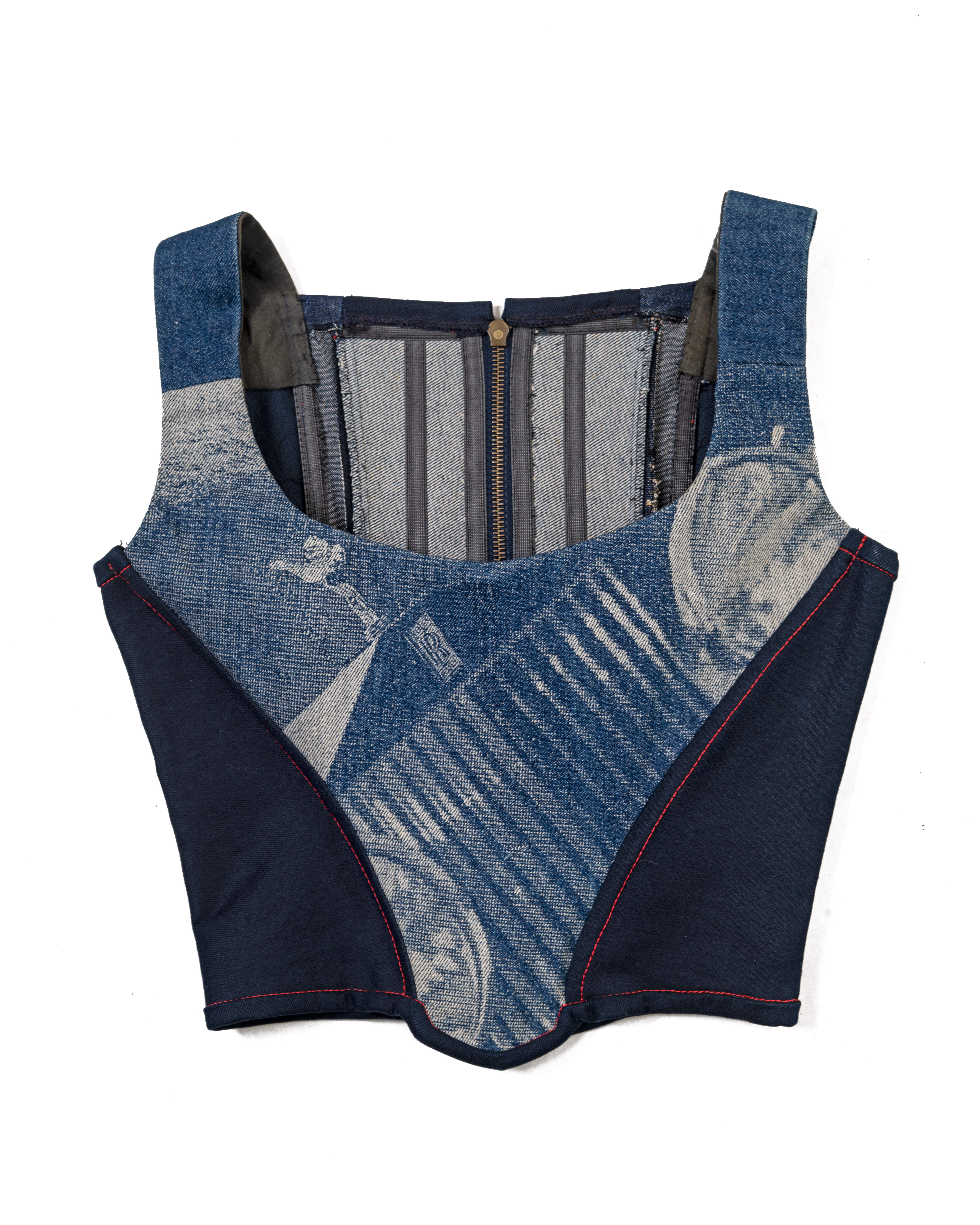 Vivienne Westwood 'Always on Camera' denim corset, fw 1992 3