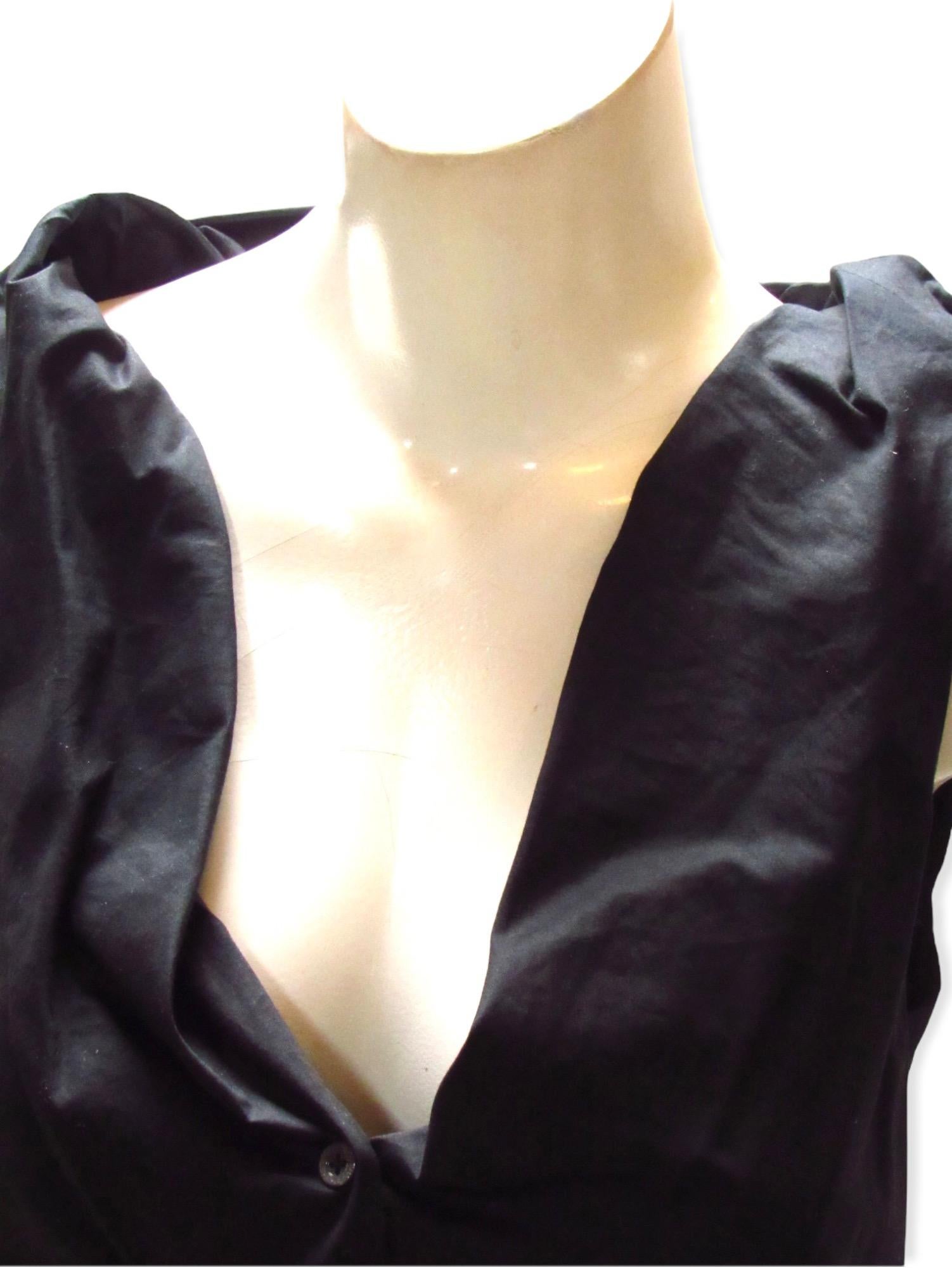 Vivienne Westwood Anglomania - Robe noire à empiècements en vente 2