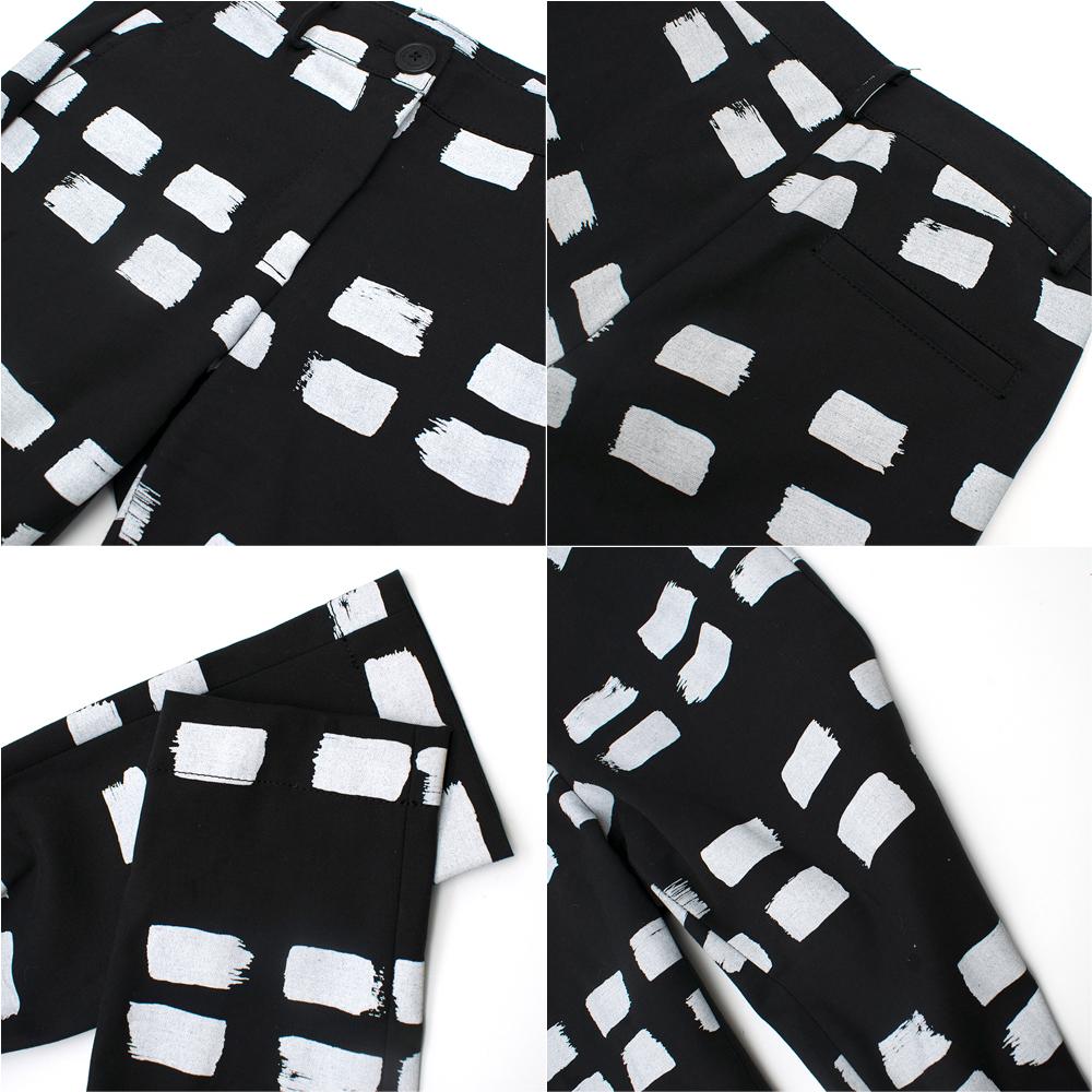 Vivienne Westwood Anglomania Black & White Printed Suit   IT40 6