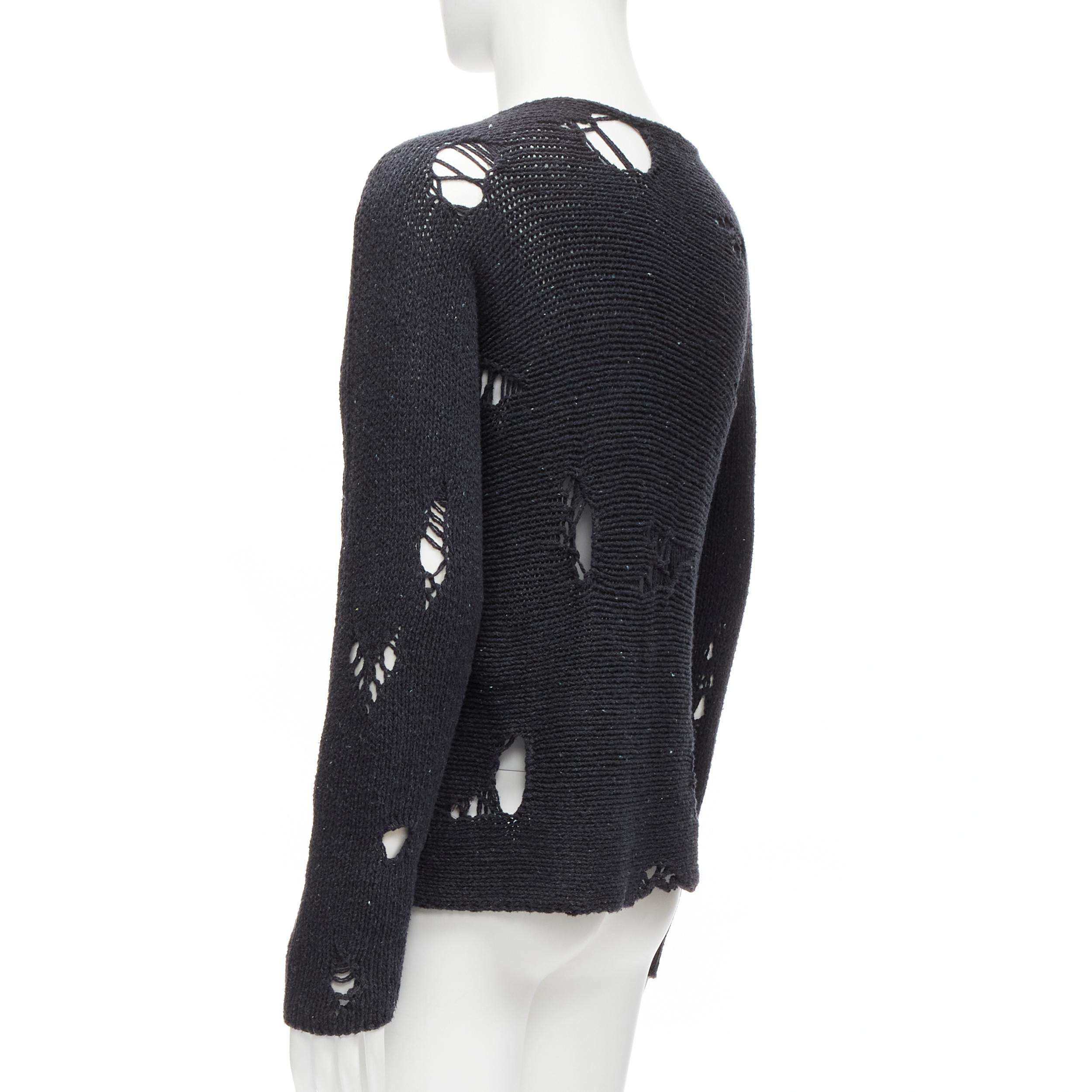 VIVIENNE WESTWOOD ANGLOMANIA Pullover aus schwerem Distressed-Strick mit Kugel-Logo im Angebot 2