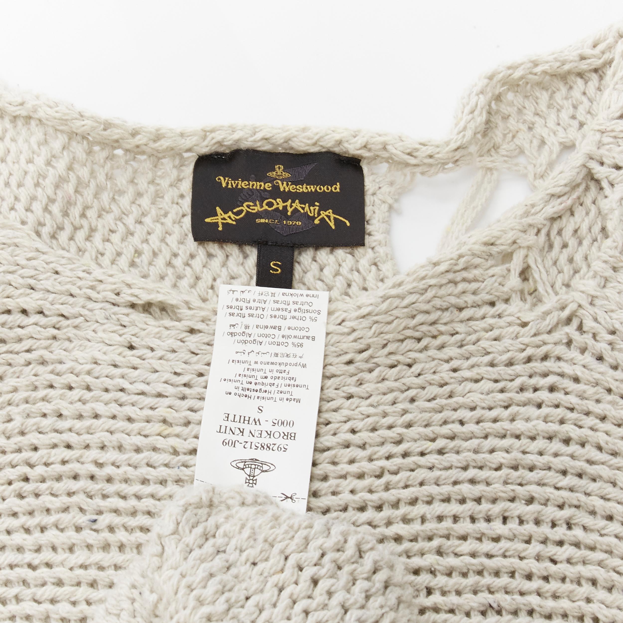 VIVIENNE WESTWOOD ANGLOMANIA Broken Knit heavy distressed VIVIENNE WESTWOOD ANGLOMANIA Broken Knit heavy distressed