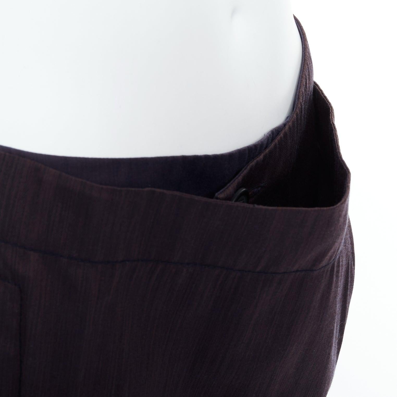 VIVIENNE WESTWOOD Anglomania brown asymmetric foldover harem pants IT40 S
Reference: ALCU/A00024
Brand: Vivienne Westwood
Designer: Vivienne Westwood
Collection: Anglomania
Material: Polyester, Blend
Color: Brown
Pattern: Solid
Closure: