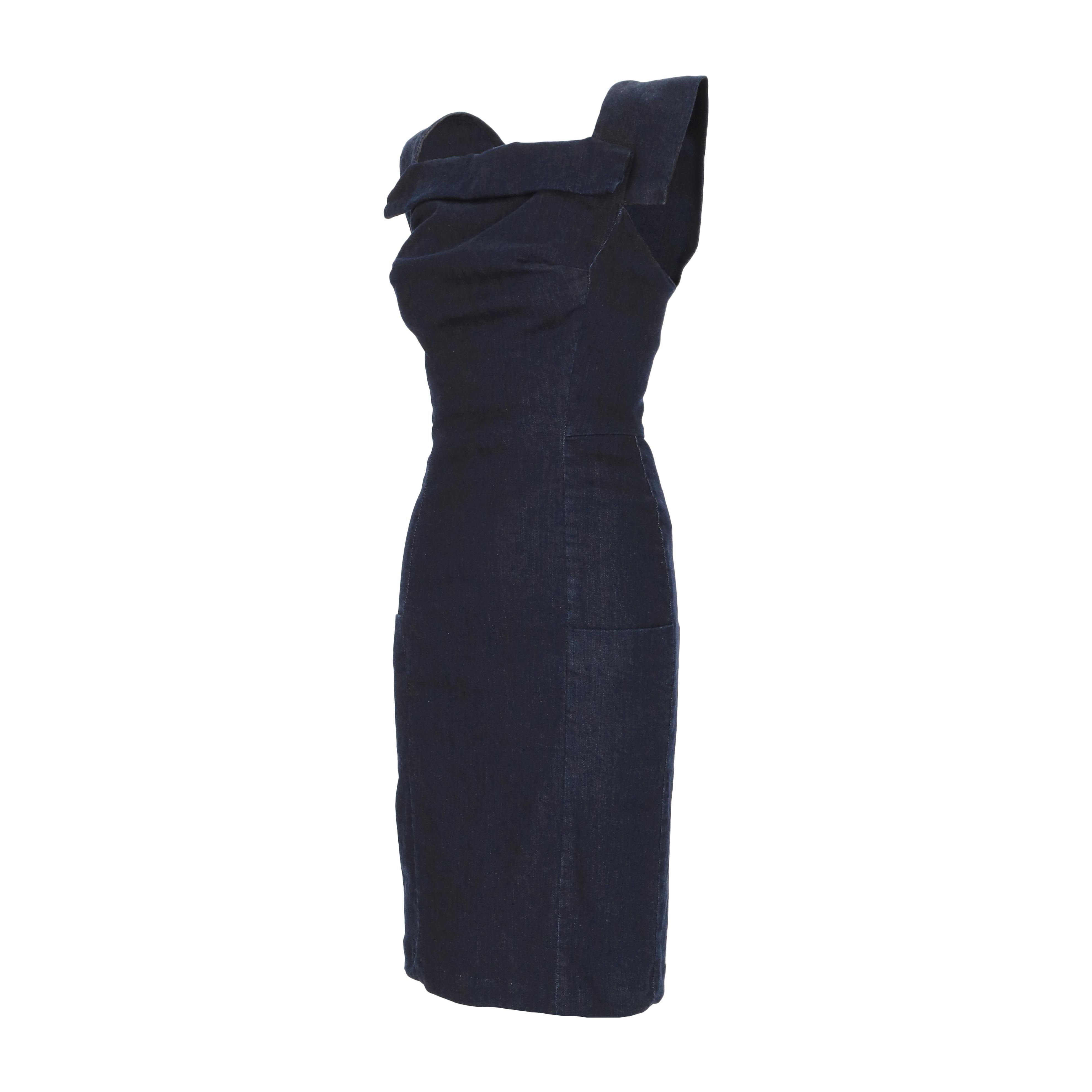 Vivienne Westwood Anglomania Denim Dress For Sale 2