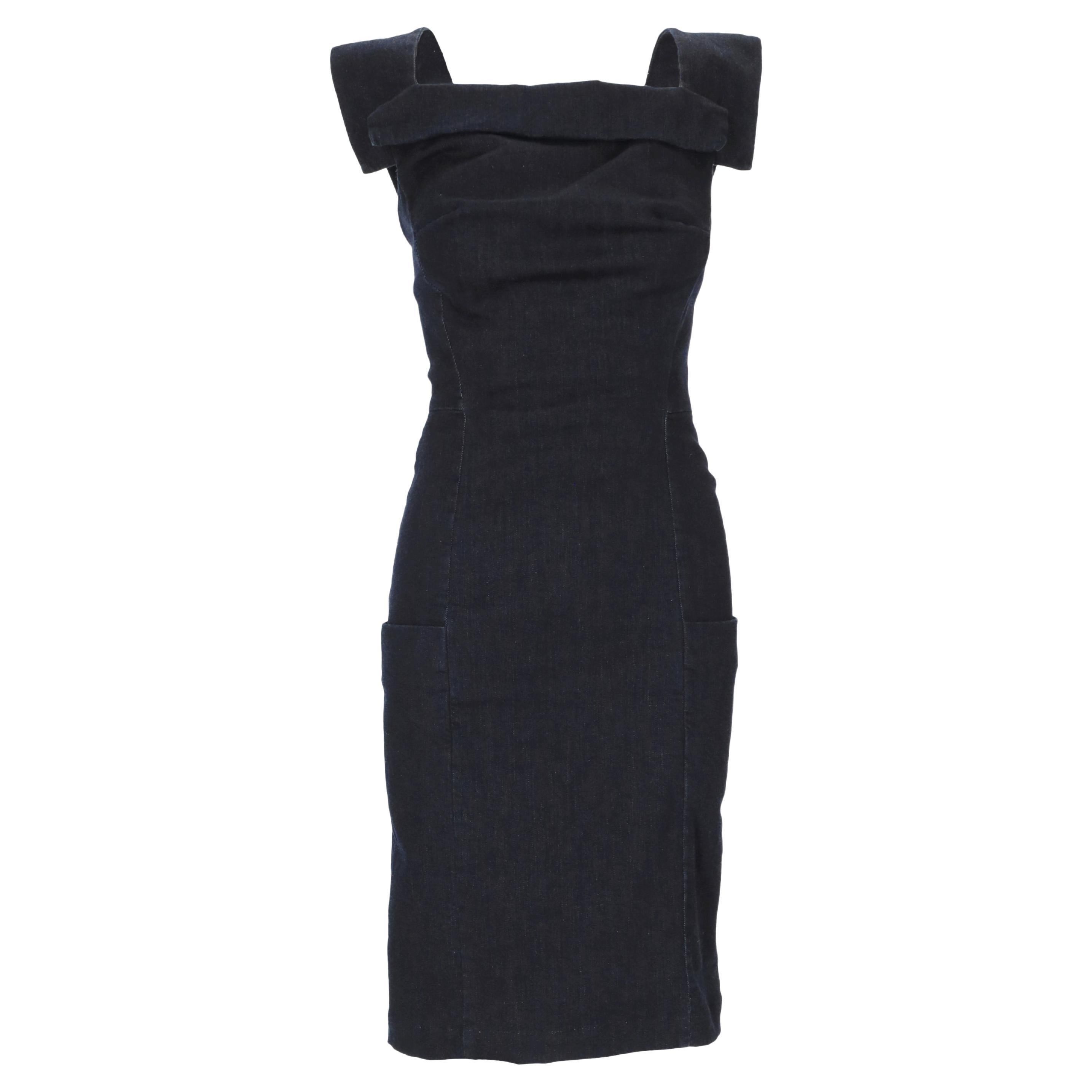 Vivienne Westwood Anglomania Denim-Kleid aus Denim im Angebot
