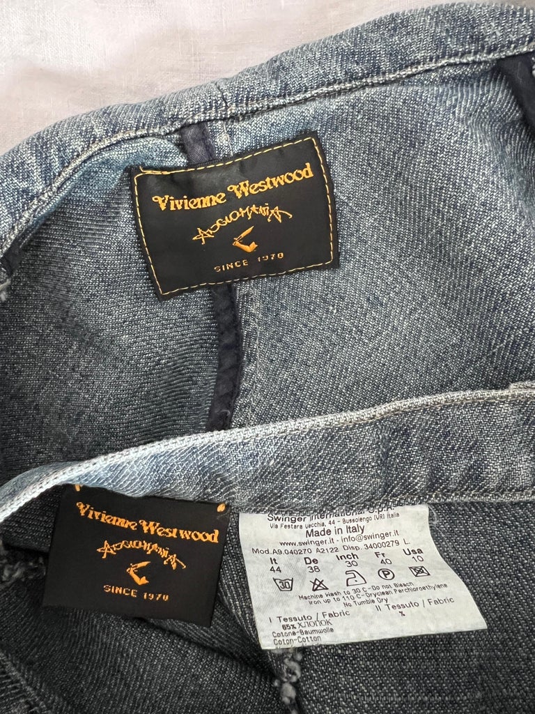 Vivienne Westwood Anglomania Denim Two-Piece Suit, A/W 1998