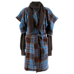 Vivienne Westwood Anglomania Dionysian tartan coat US 6