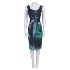 Vivienne Westwood Anglomania – Figurbetontes grünes Kleid, IT42, M