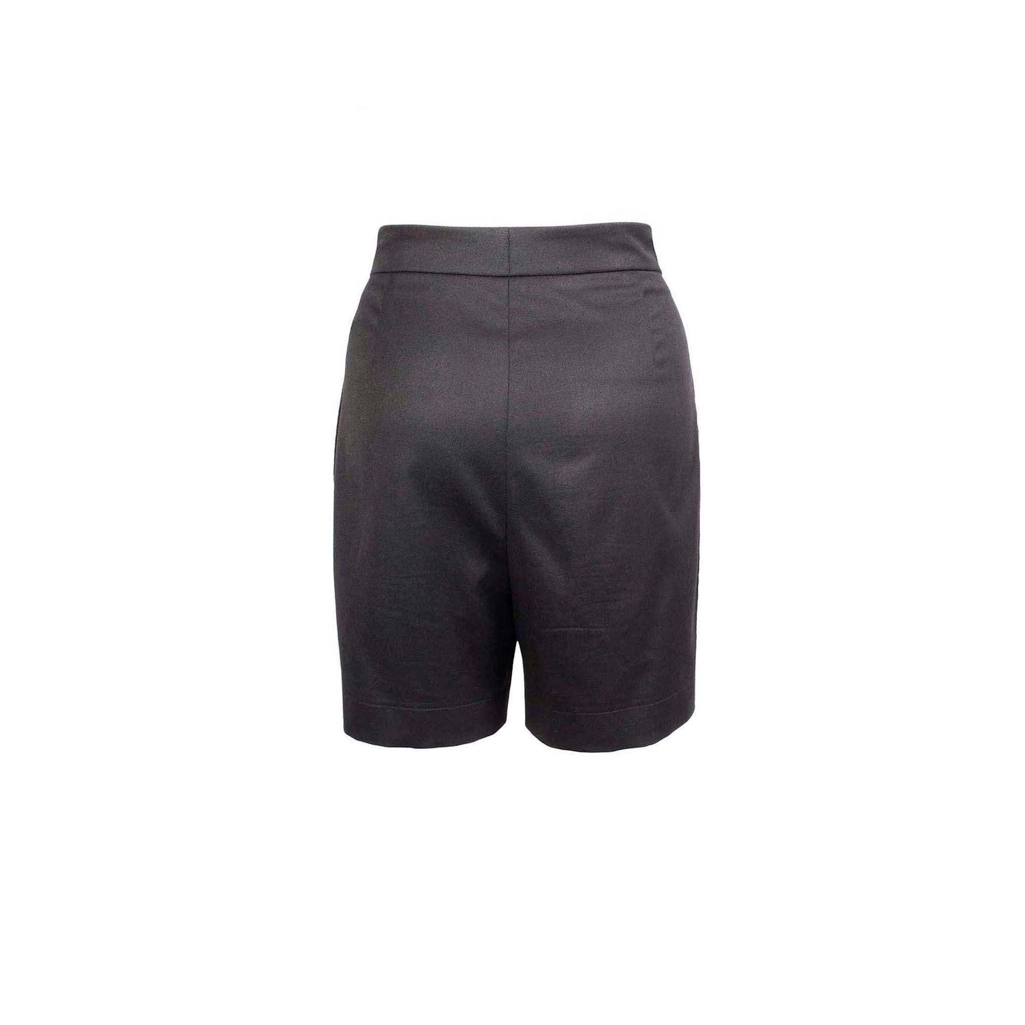 Black Vivienne Westwood Anglomania Front Drape Panel Skort Shorts