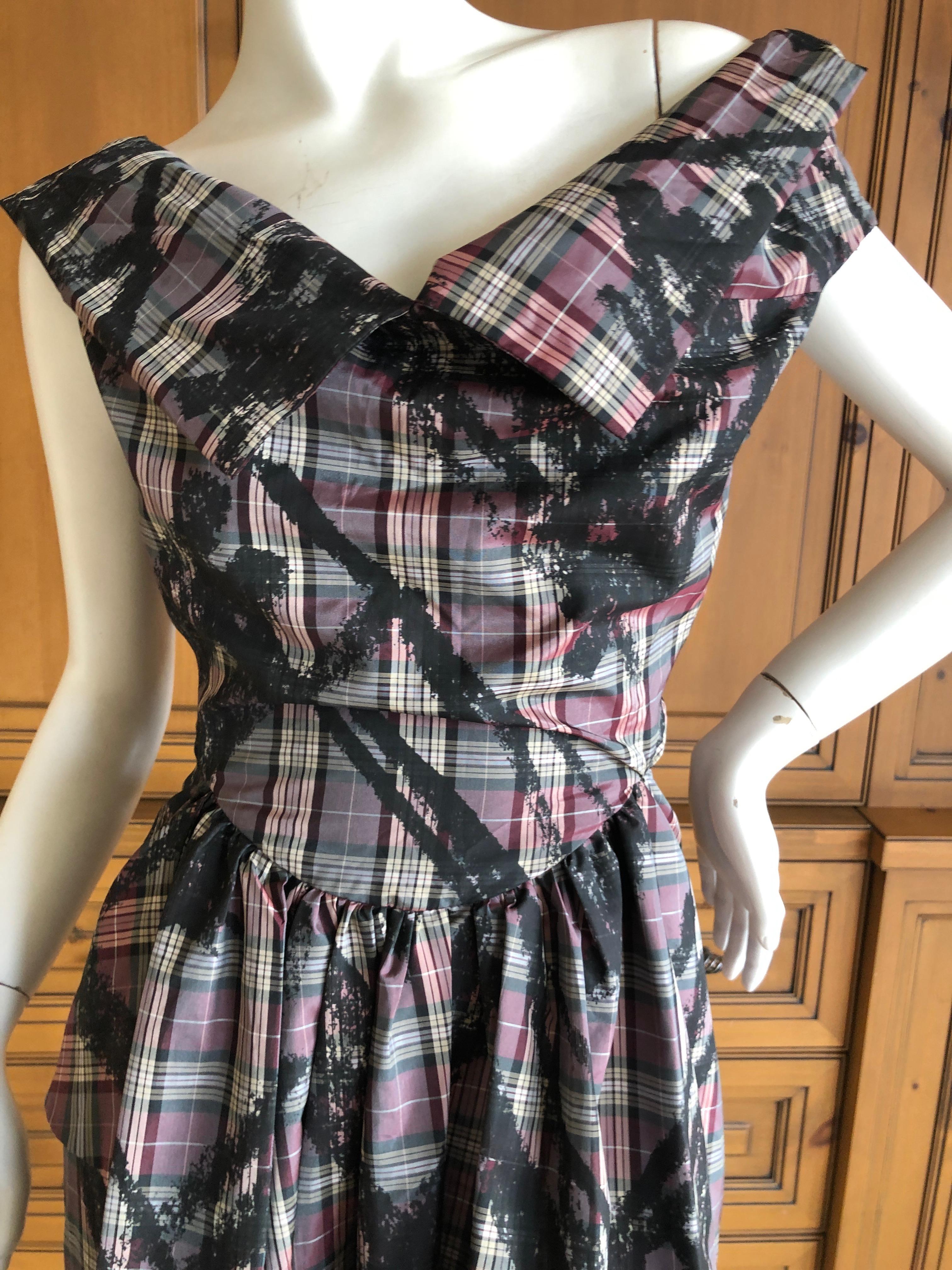 vivienne westwood plaid dress