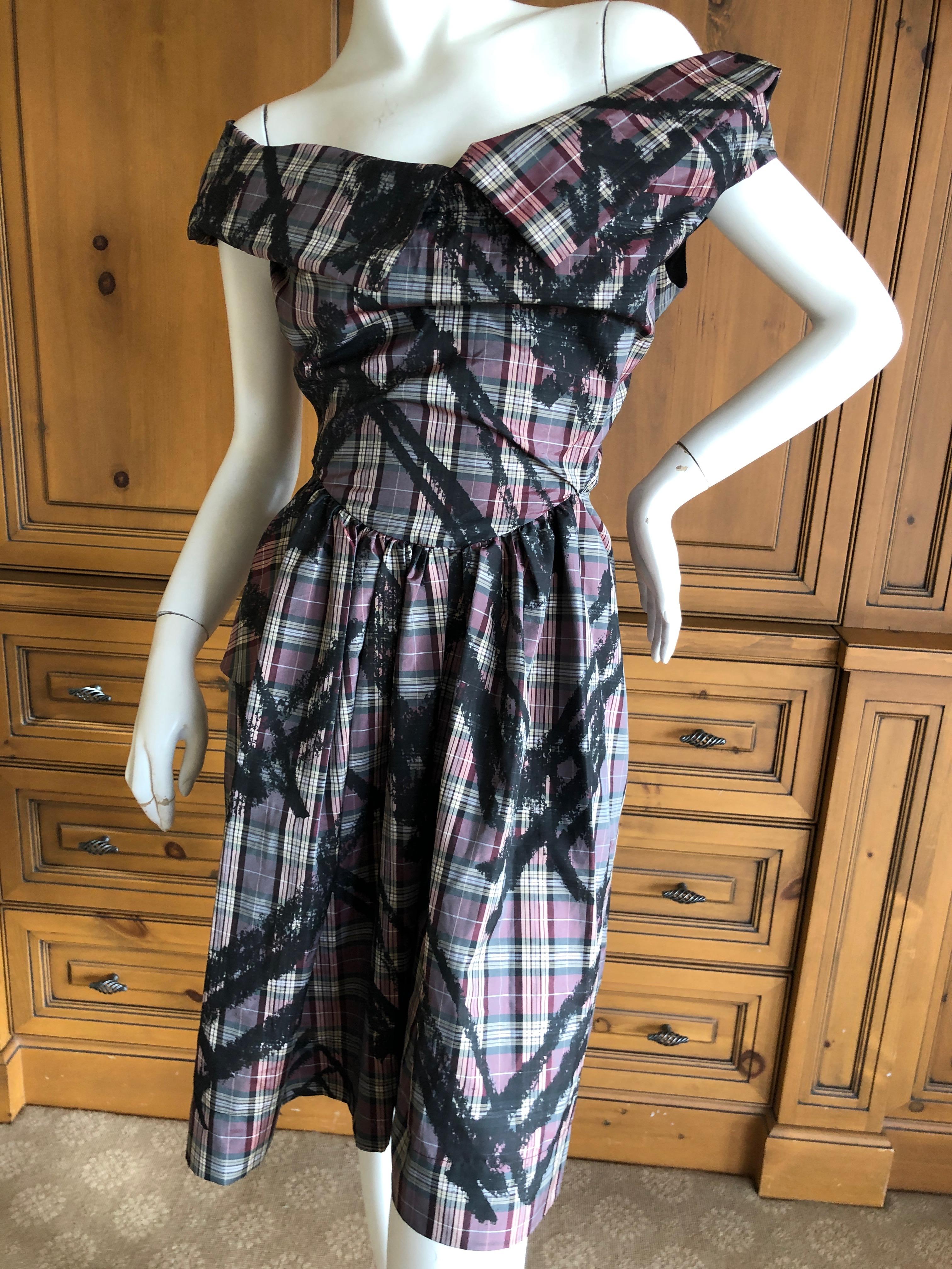 vivienne westwood tartan dress