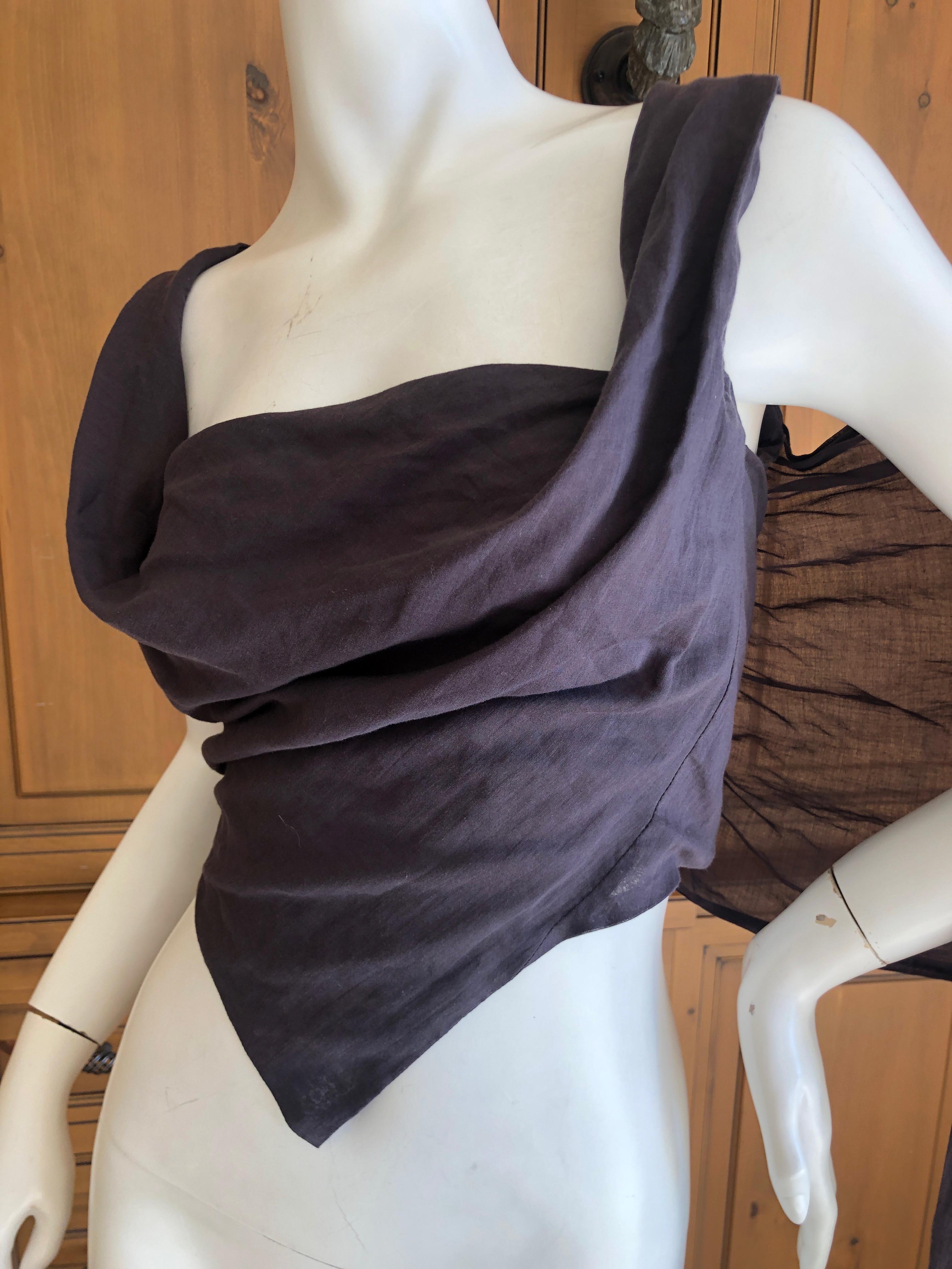 Vivienne Westwood Anglomania Gray Corset Top with Trailing Scarves Back.
So pretty, not certain how to style it
Size 42
Bust 34