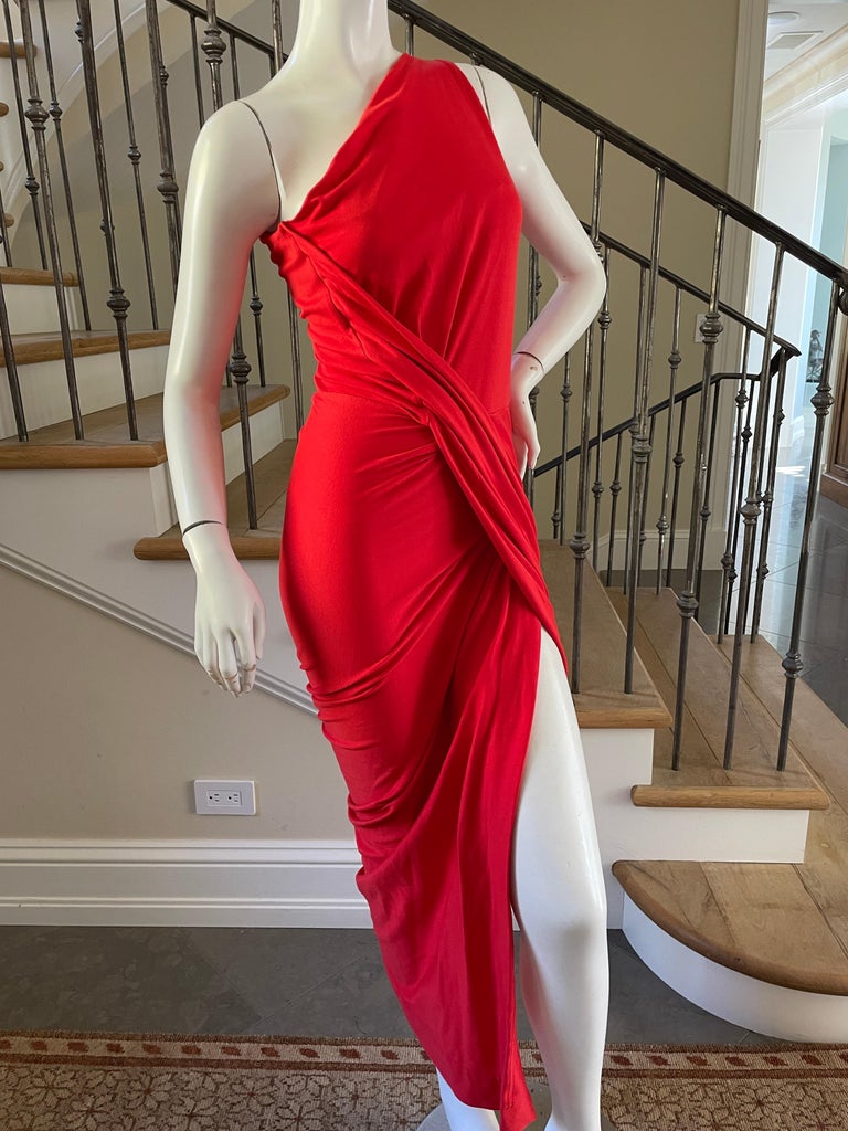 Vivienne Westwood Anglomania Red One Shoulder Dress w Assymetrical Hem NEW  at 1stDibs | vivienne westwood anglomania red dress, vivienne westwood red  dress, vivienne westwood one shoulder dress