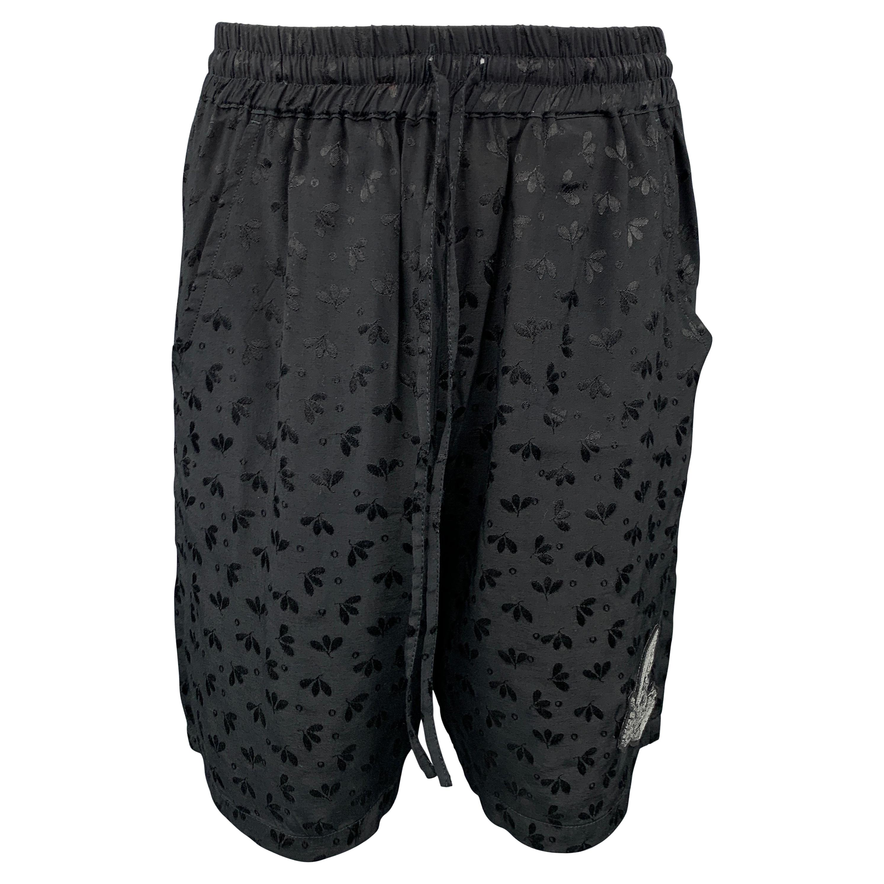 VIVIENNE WESTWOOD Anglomania Size XS Black Viscose Elastic Waistband Shorts