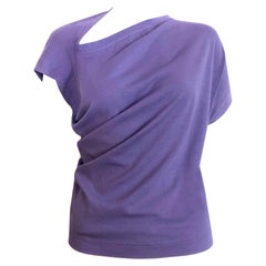 Vivienne Westwood Anglomania - SS Hebo Top - Lilac Organic Jersey - NEW