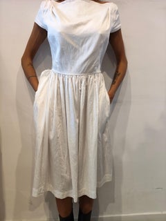 Vivienne Westwood Anglomania white cotton dress size 44 NWOT