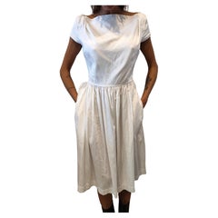 Vivienne Westwood Anglomania white cotton dress size 44 NWOT