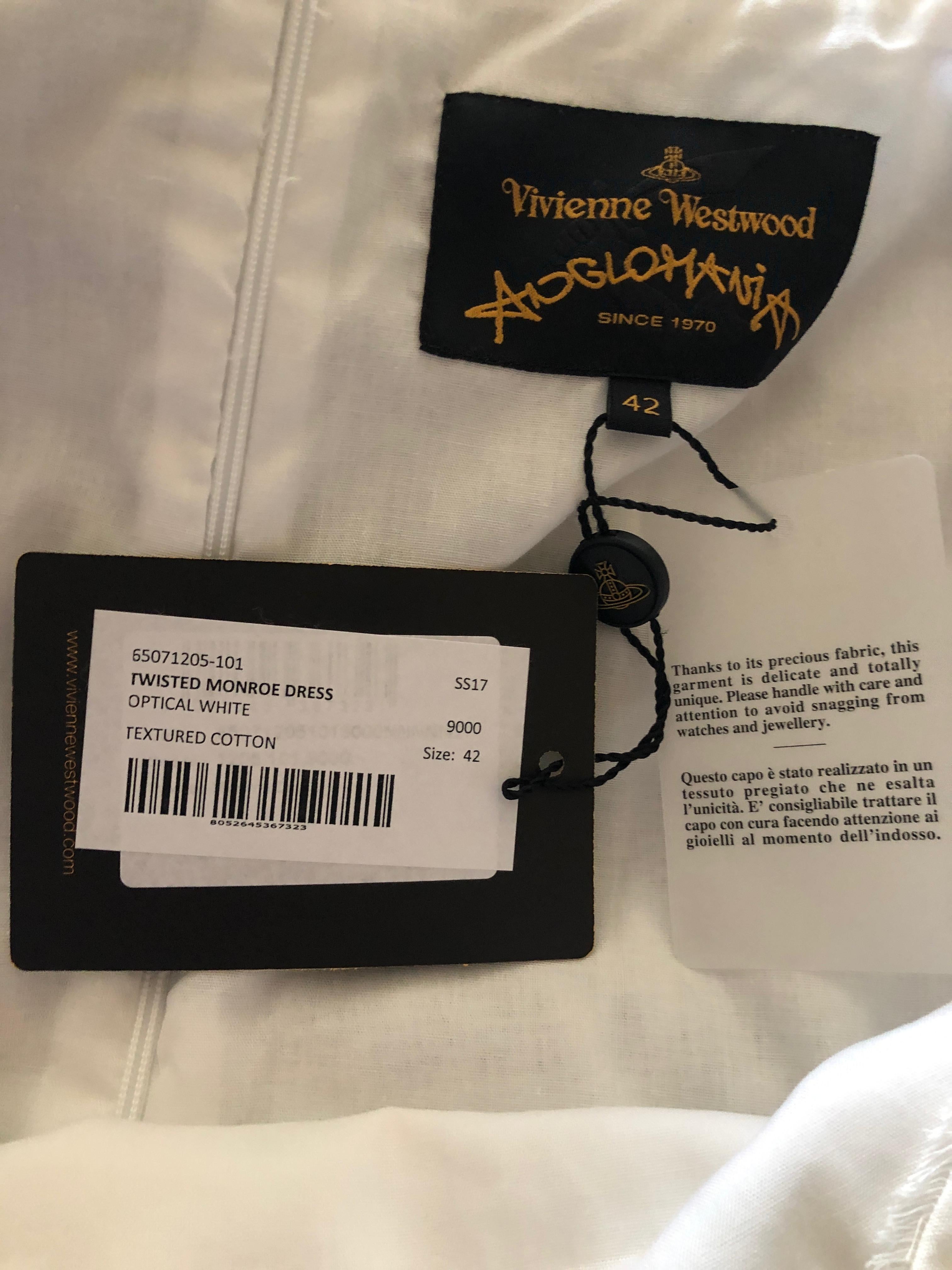 Women's Vivienne Westwood Anglomania White Cotton 
