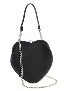 Vivienne Westwood Belle Heart Top Handle Bag — Black