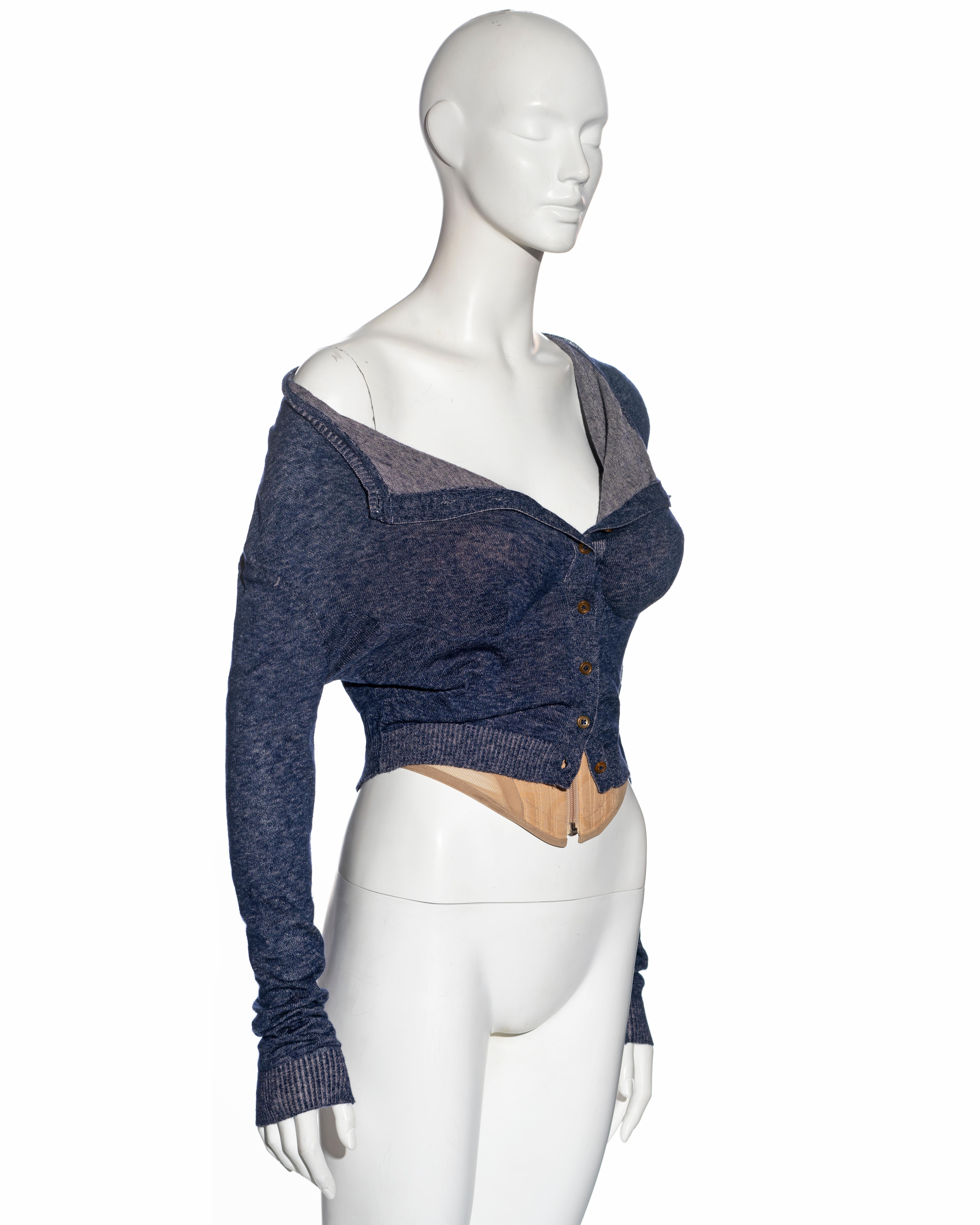 Women's Vivienne Westwood 'Big Boobs' cardigan corset, fw 2008