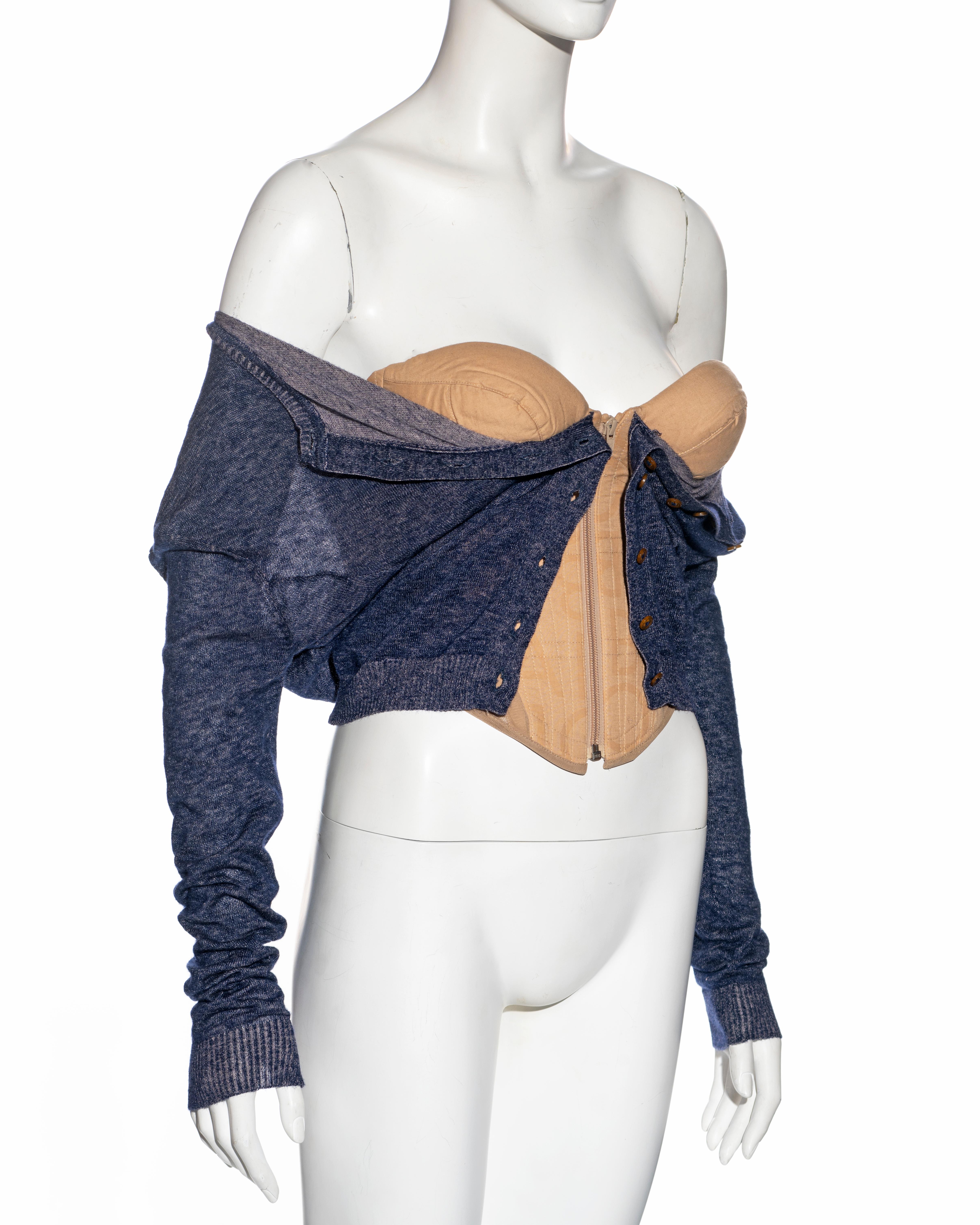 Vivienne Westwood 'Big Boobs' cardigan corset, fw 2008 2