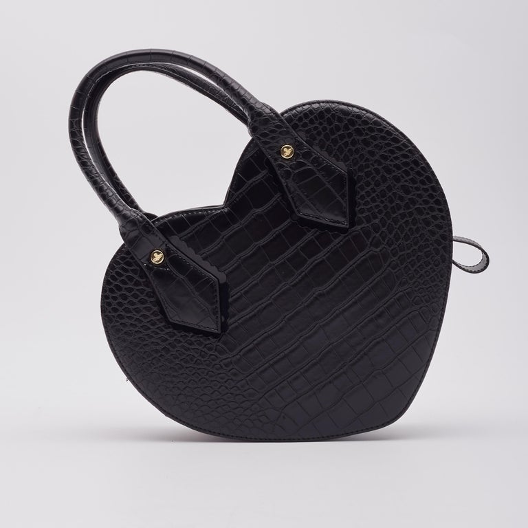 Vivienne westwood chancery heart bag black sale