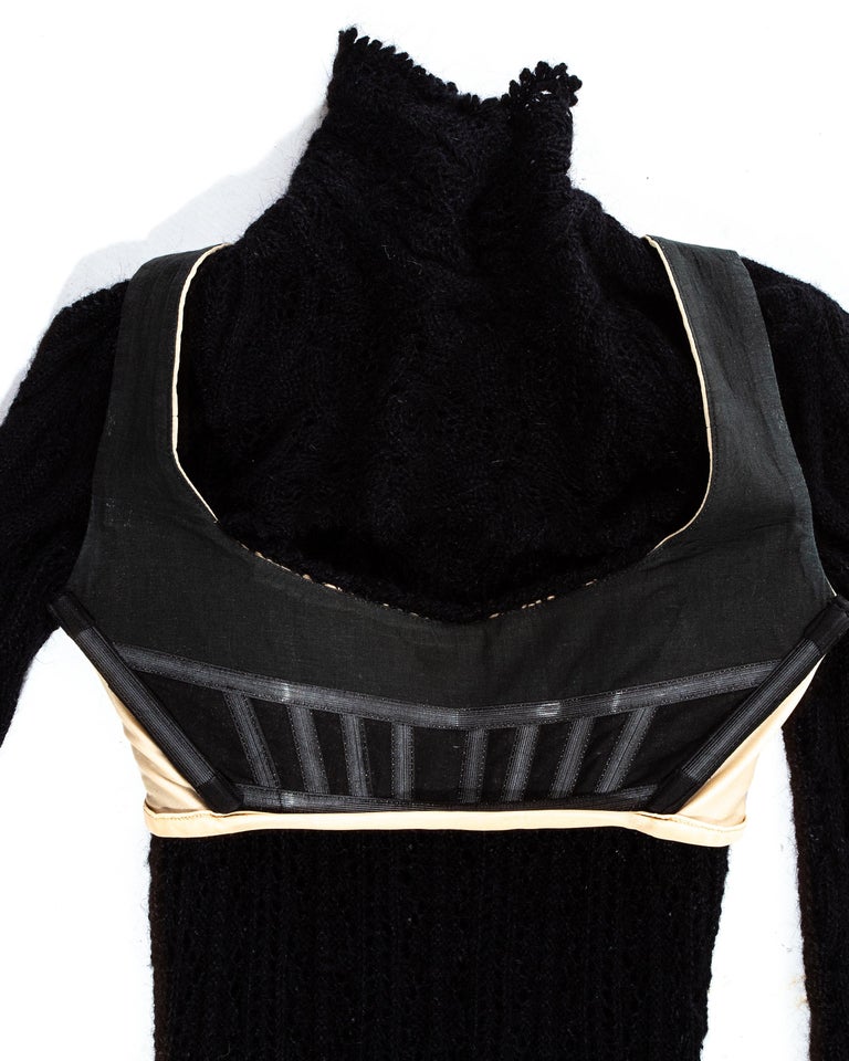 Vivienne Westwood black crochet knit corseted mini dress with cut out, fw 1993 at 1stDibs | vivienne westwood knit dress, vivienne westwood black crochet mini dress, vivienne westwood crochet dress Vivienne Westwood black crochet knit corseted mini dress with cut out, fw 1993 at 1stDibs | vivienne westwood knit dress, vivienne westwood black crochet mini dress, vivienne westwood crochet dress