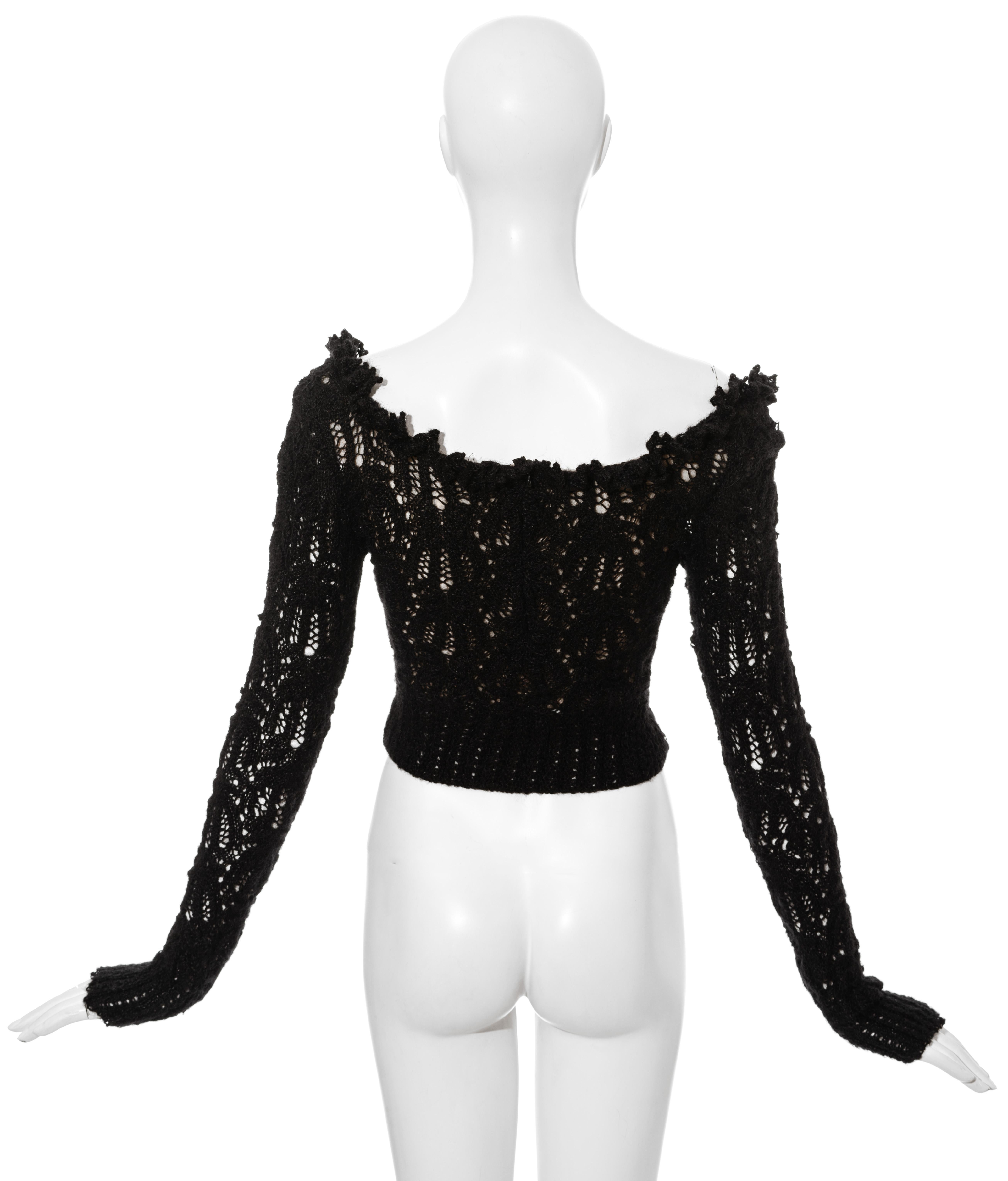 crochet corset