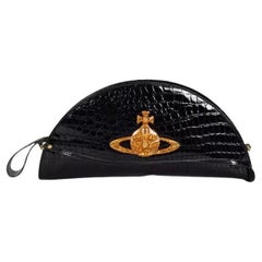 Bolso de mano Vivienne Westwood con correa de piel negra