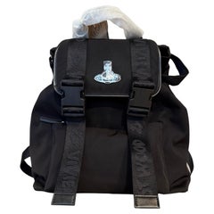 Vivienne Westwood Black Nylon Depot Backpack