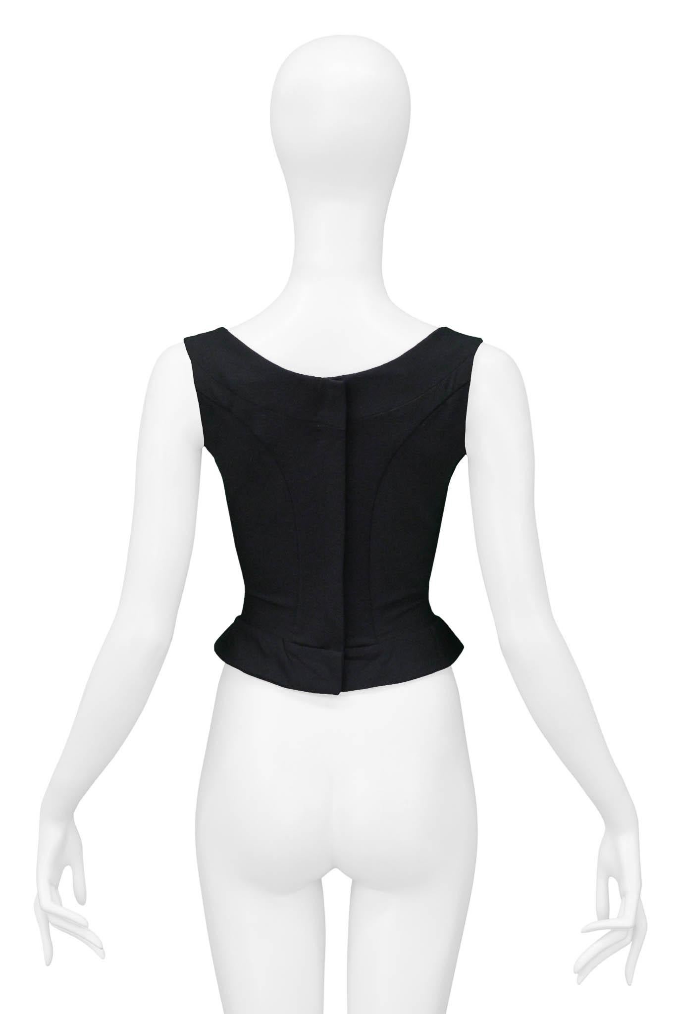 vivienne westwood black corset