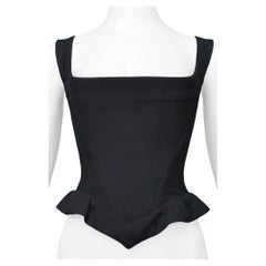 Vivienne Westwood - Haut corset péplum noir