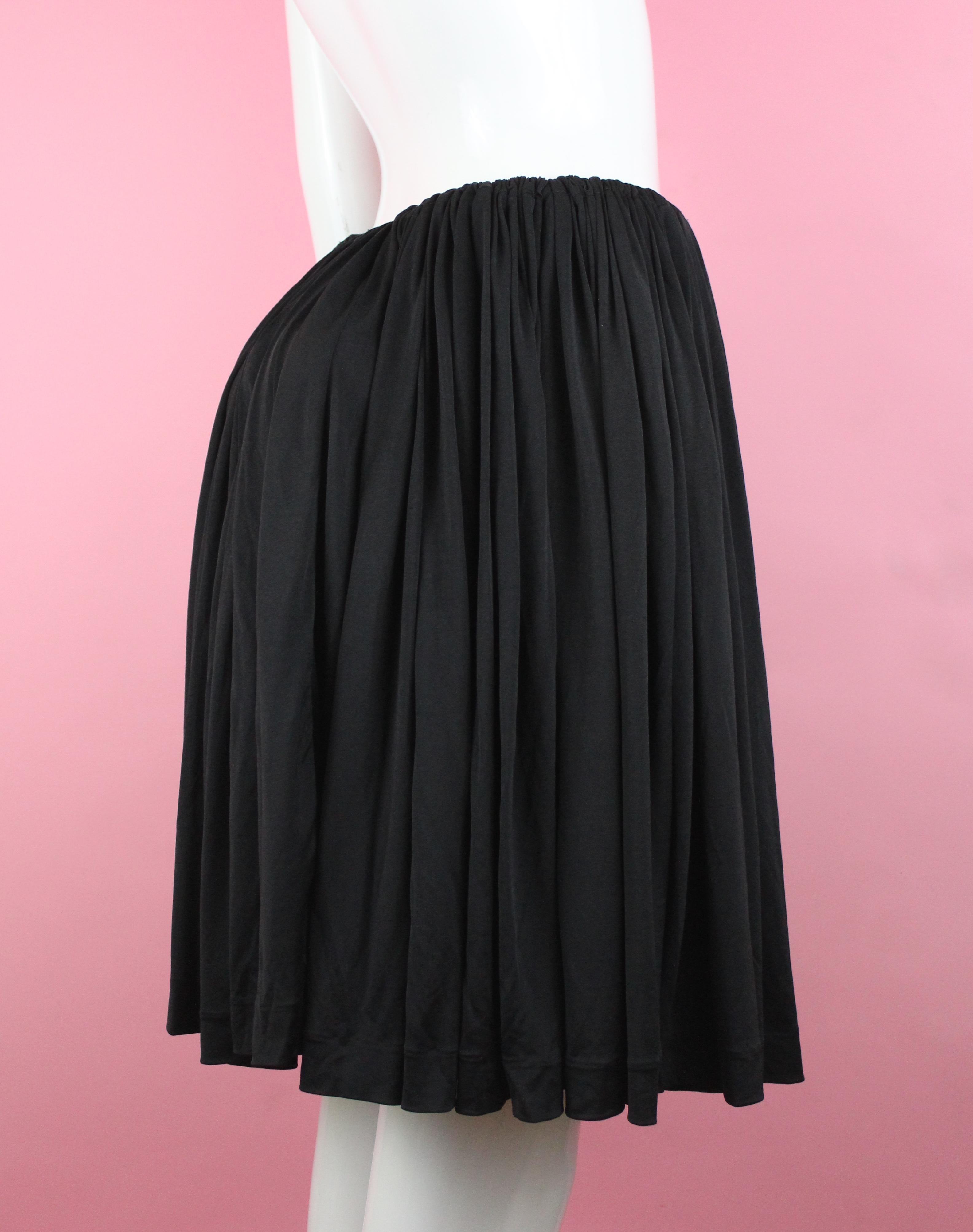 Women's Vivienne Westwood Black Pleated Skirt, AW 1987, 