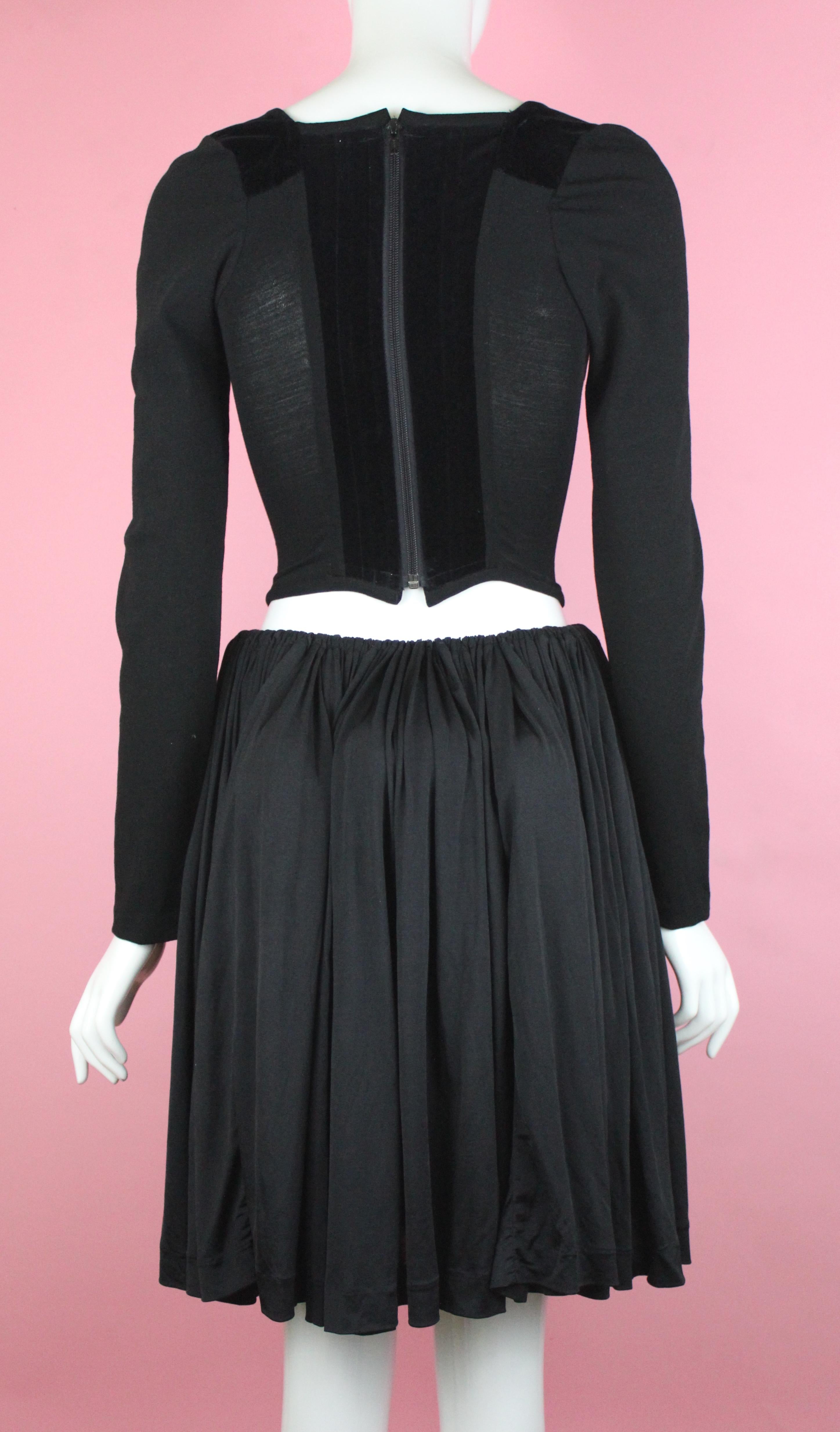 Vivienne Westwood Black Pleated Skirt, AW 1987, 