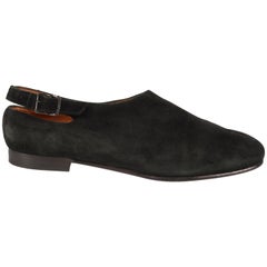 Zapatos de tacón Vivienne Westwood de punta redonda de ante negro