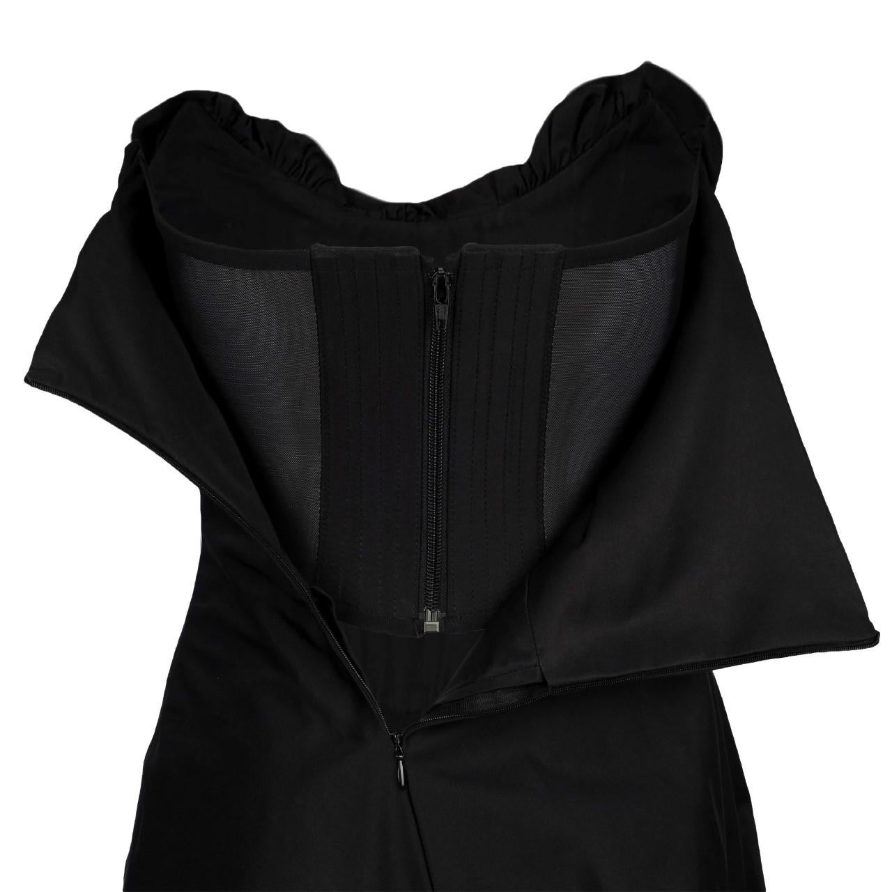 Women's Vivienne Westwood Black Taffeta Dress - '00s