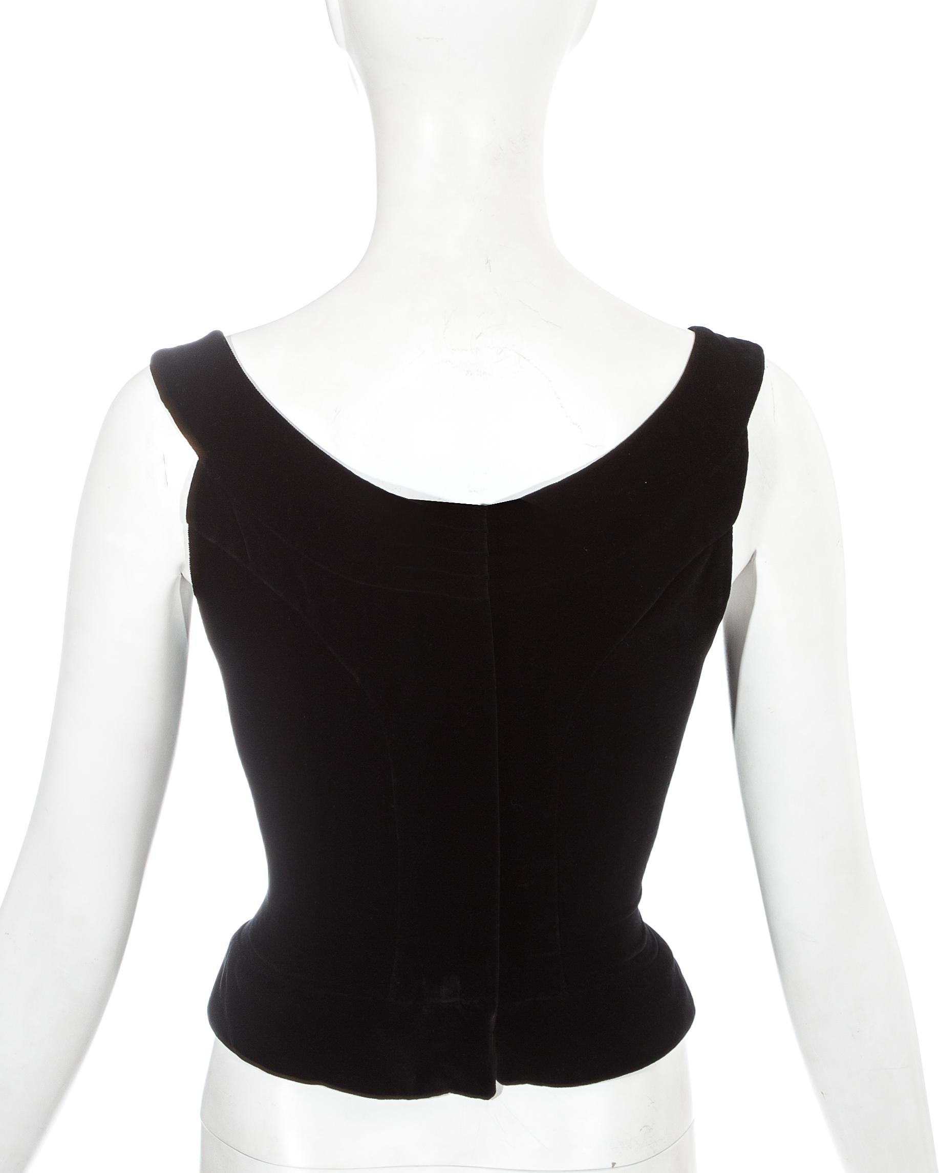 vivienne westwood velvet corset