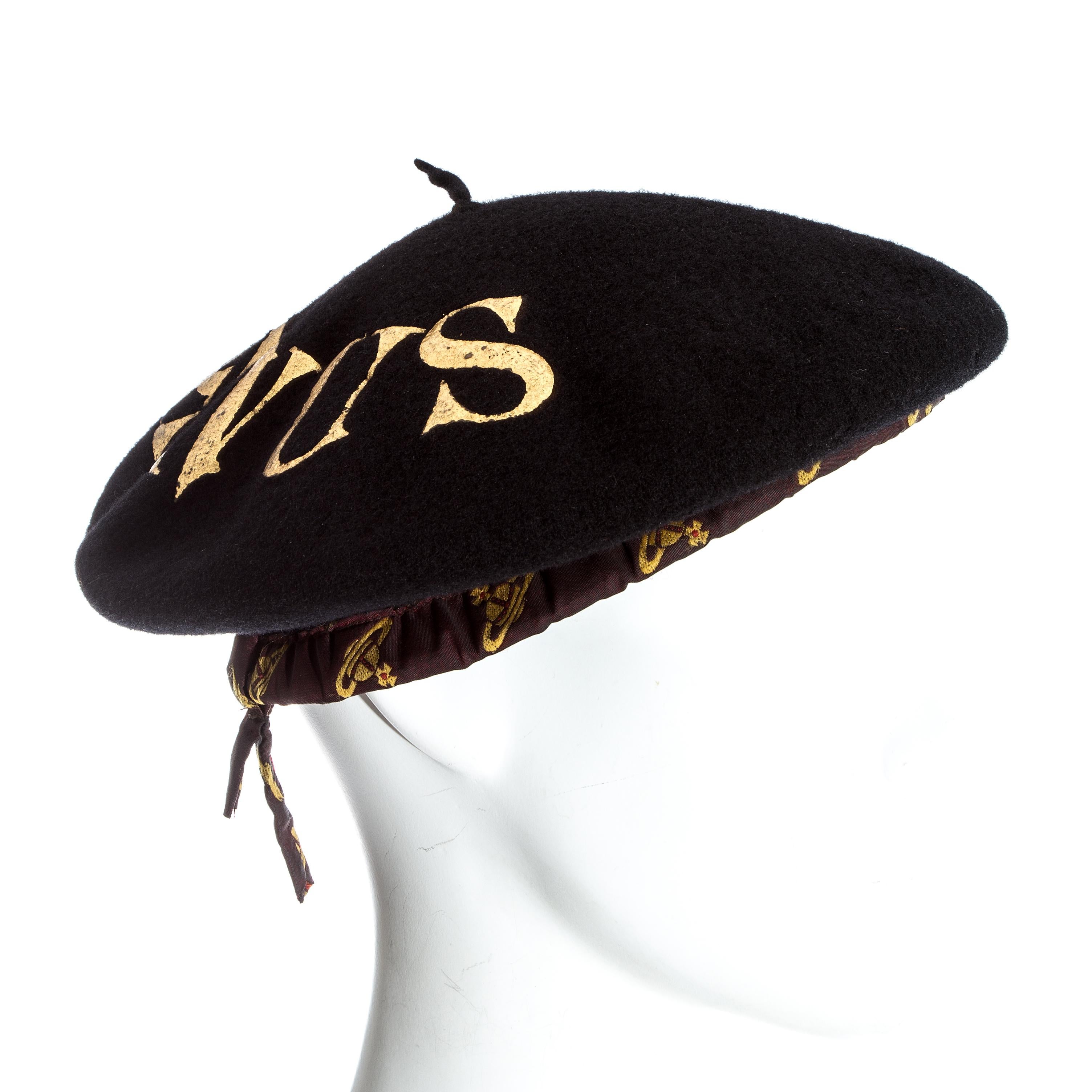 vivienne westwood beret hat