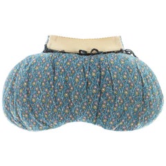 Vivienne Westwood blue floral cotton bustle and briefs set, ss 1995
