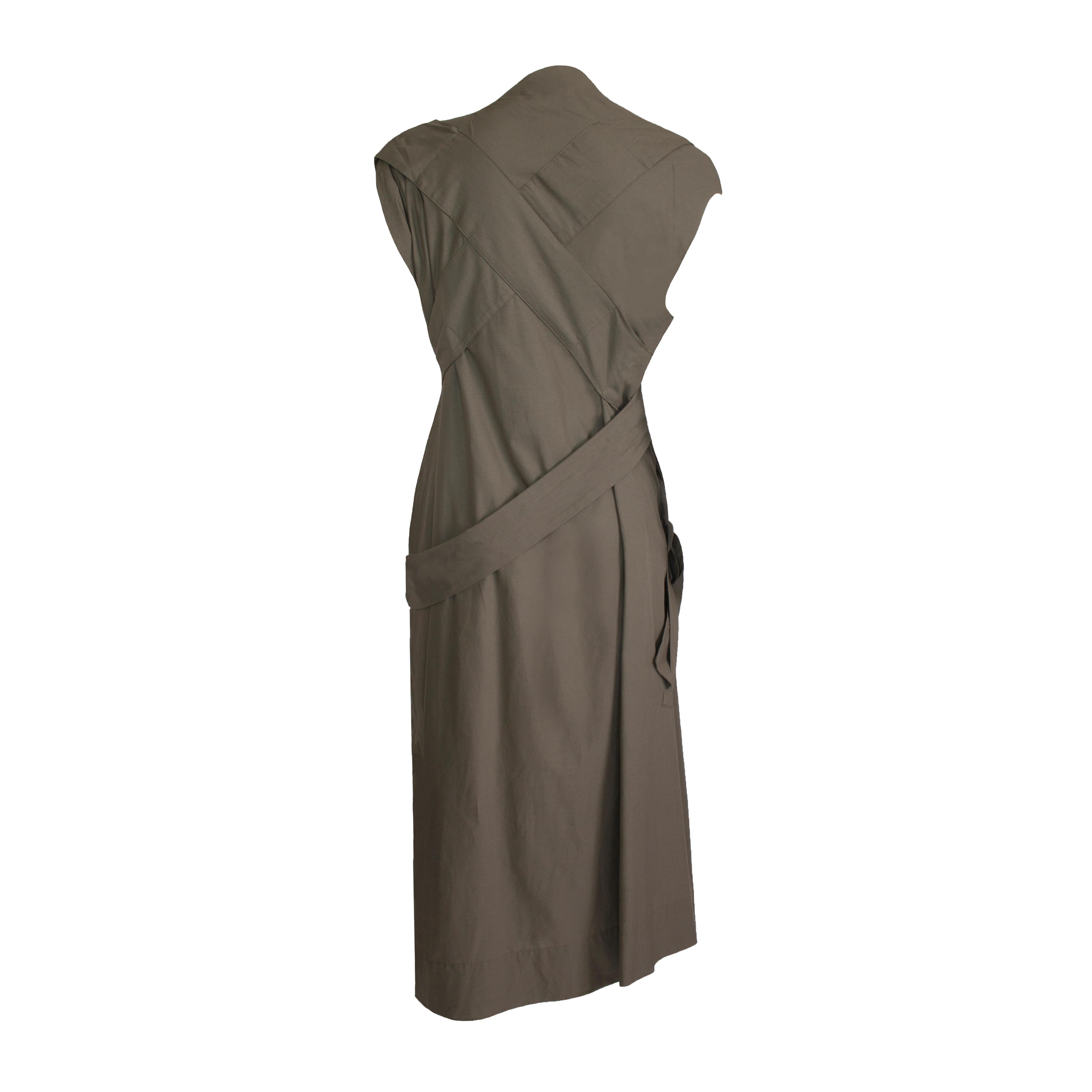 Women's Vivienne Westwood - ‘Bondage’ Dress - Strap & Tie Details - Asymmetric Shoulder 