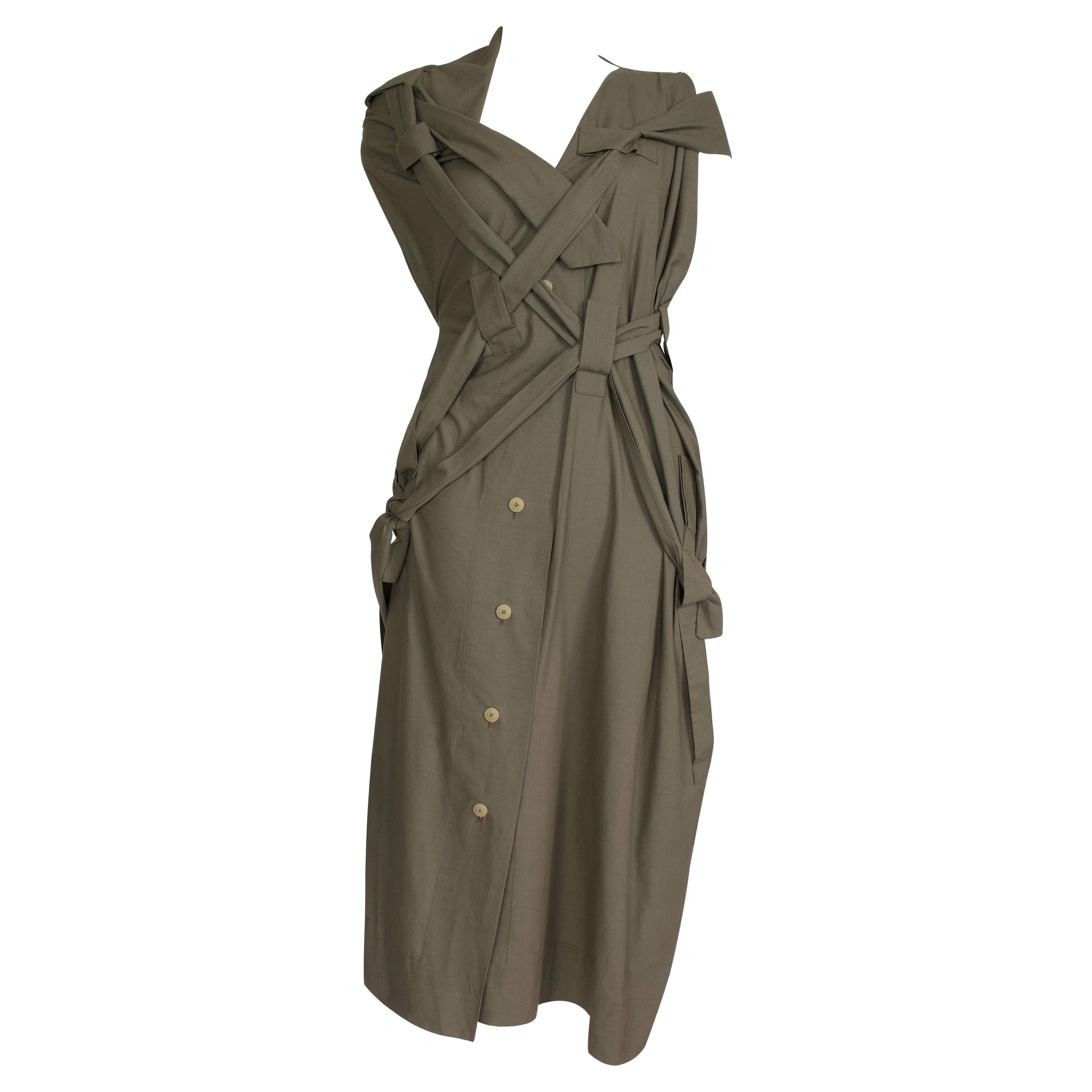 Vivienne Westwood - ‘Bondage’ Dress - Strap & Tie Details - Asymmetric Shoulder 