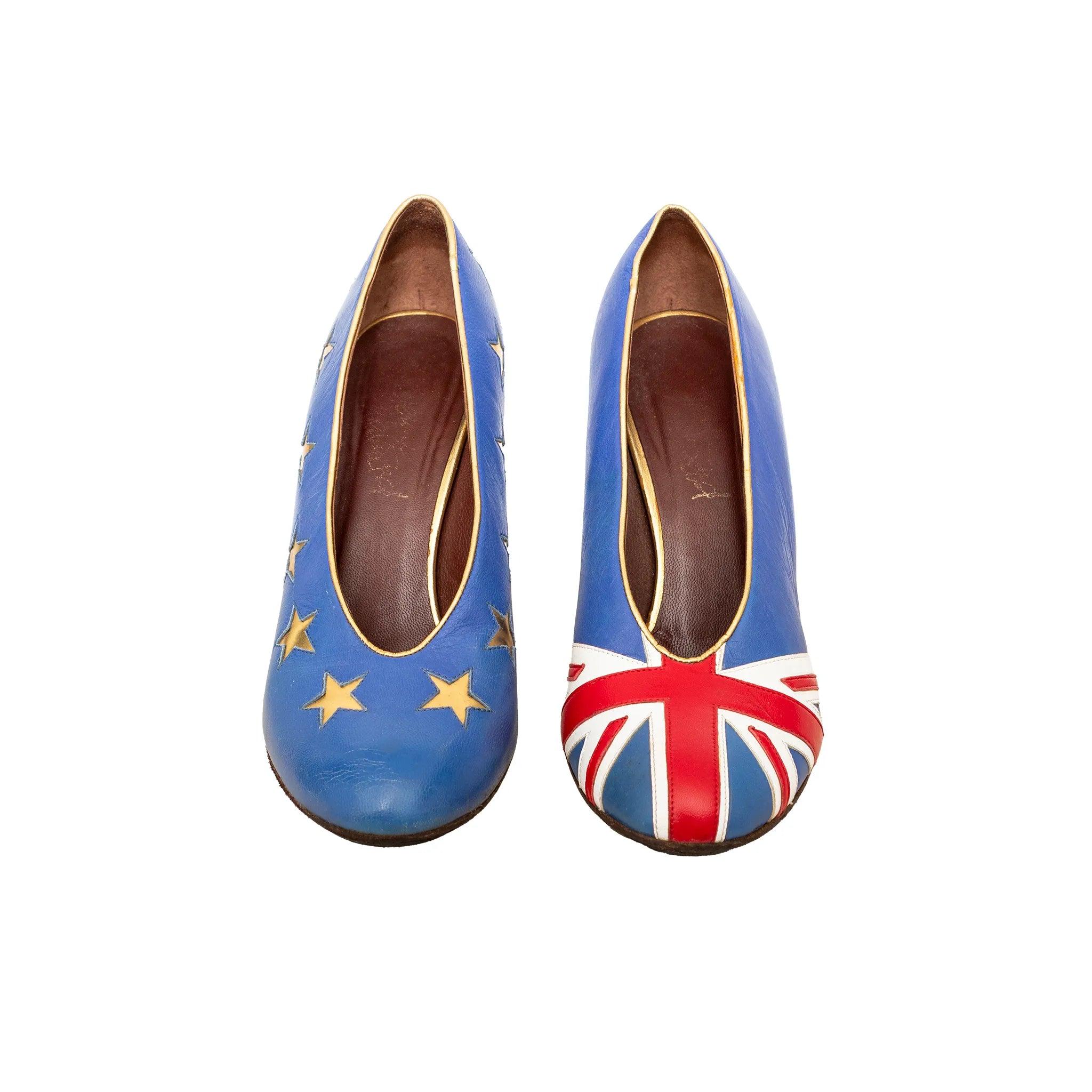 Escarpins Brexit de Vivienne Westwood - Années 10 en vente 4