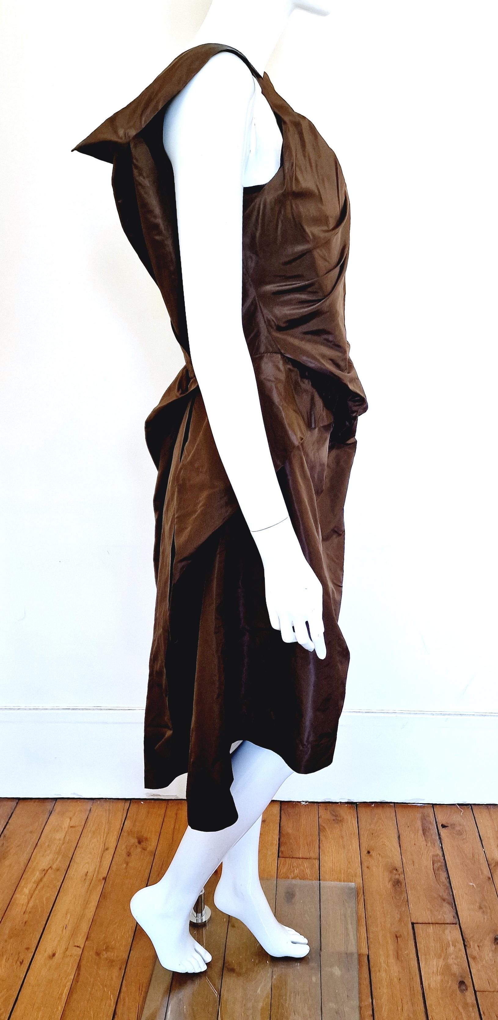 Vivienne Westwood Bustier Corset Pirate Victorian 90s Evening Taffeta Dress Gown For Sale 6