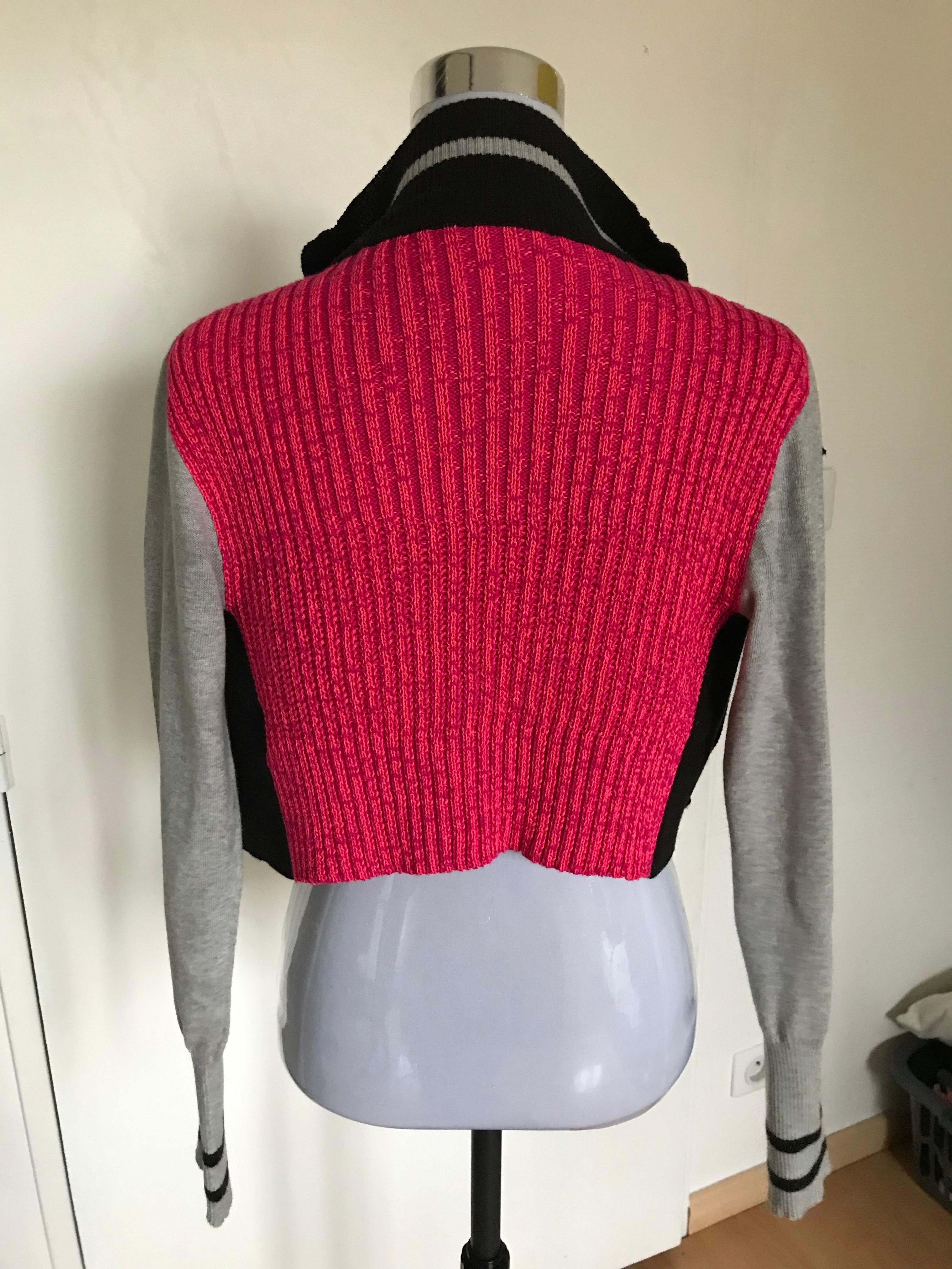 VIVIENNE WESTWOOD Cardigan en coton et cachemire. Excellent état - En vente à CACHAN, FR