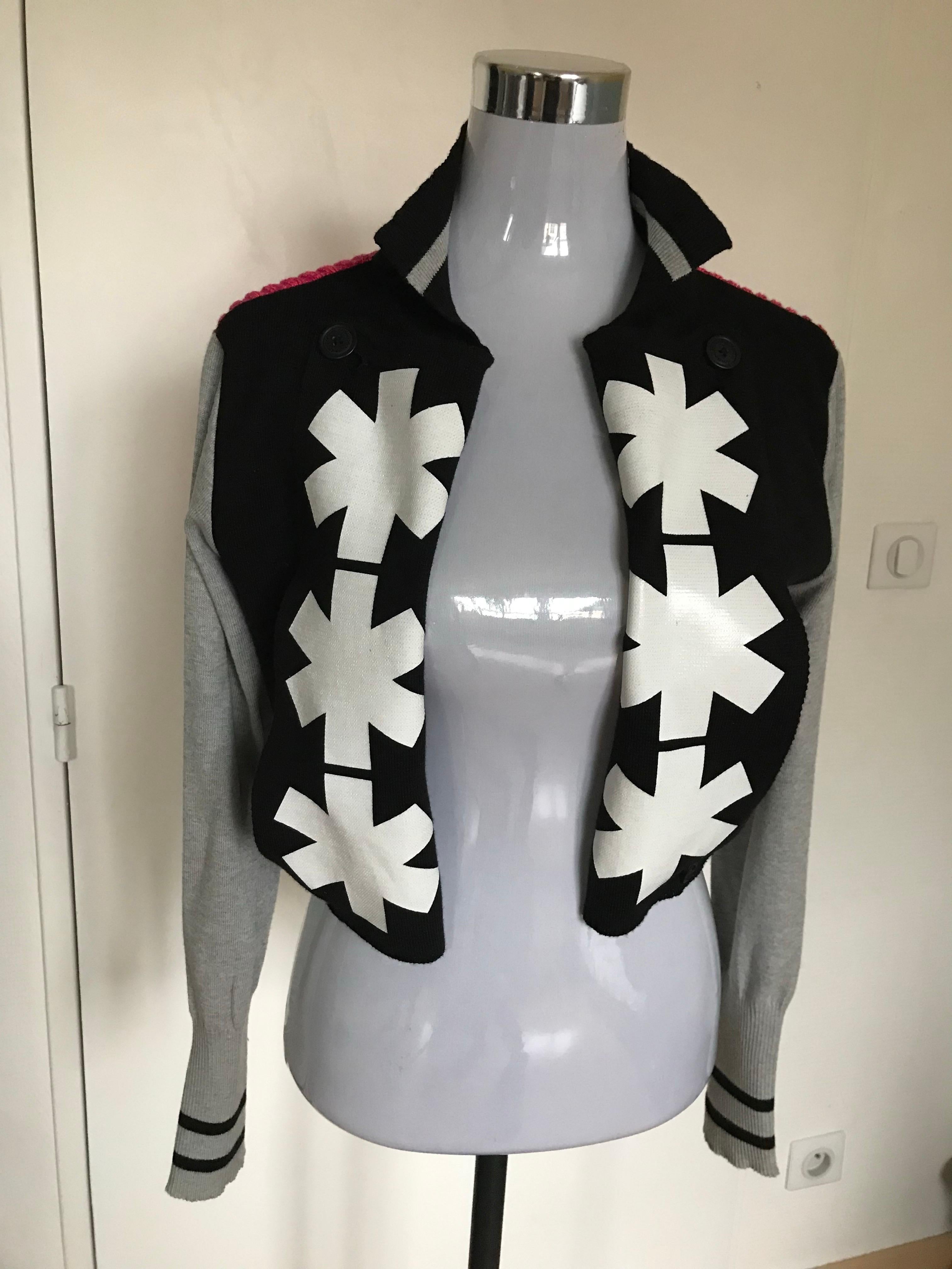 VIVIENNE WESTWOOD Cardigan en coton et cachemire. Pour femmes en vente