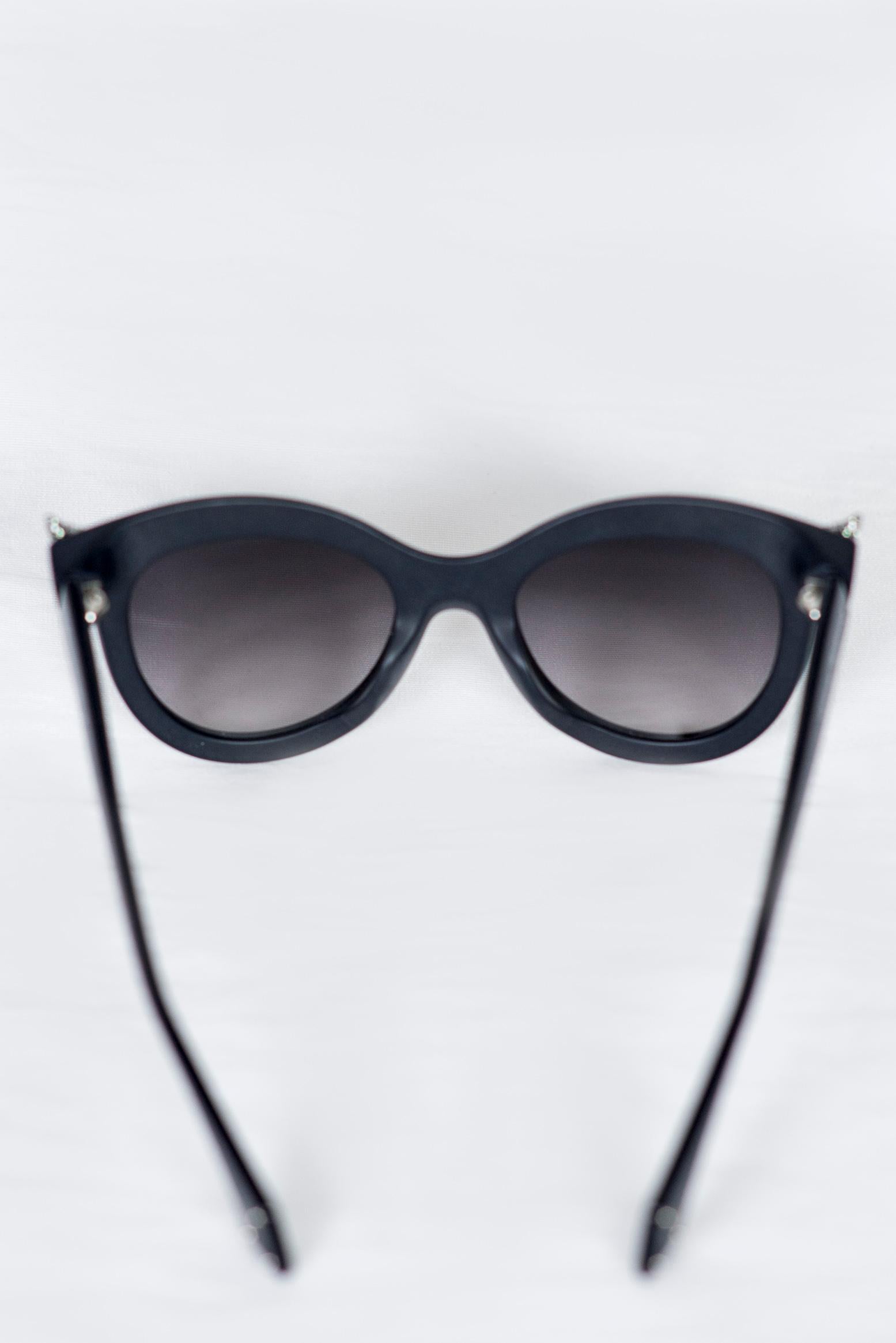 Women's or Men's Vivienne Westwood Cat-Eye Diamante Horned Sunglasses
