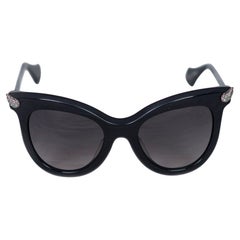 Vivienne Westwood Cat-Eye Diamant-Sonnenbrille mit Hornen