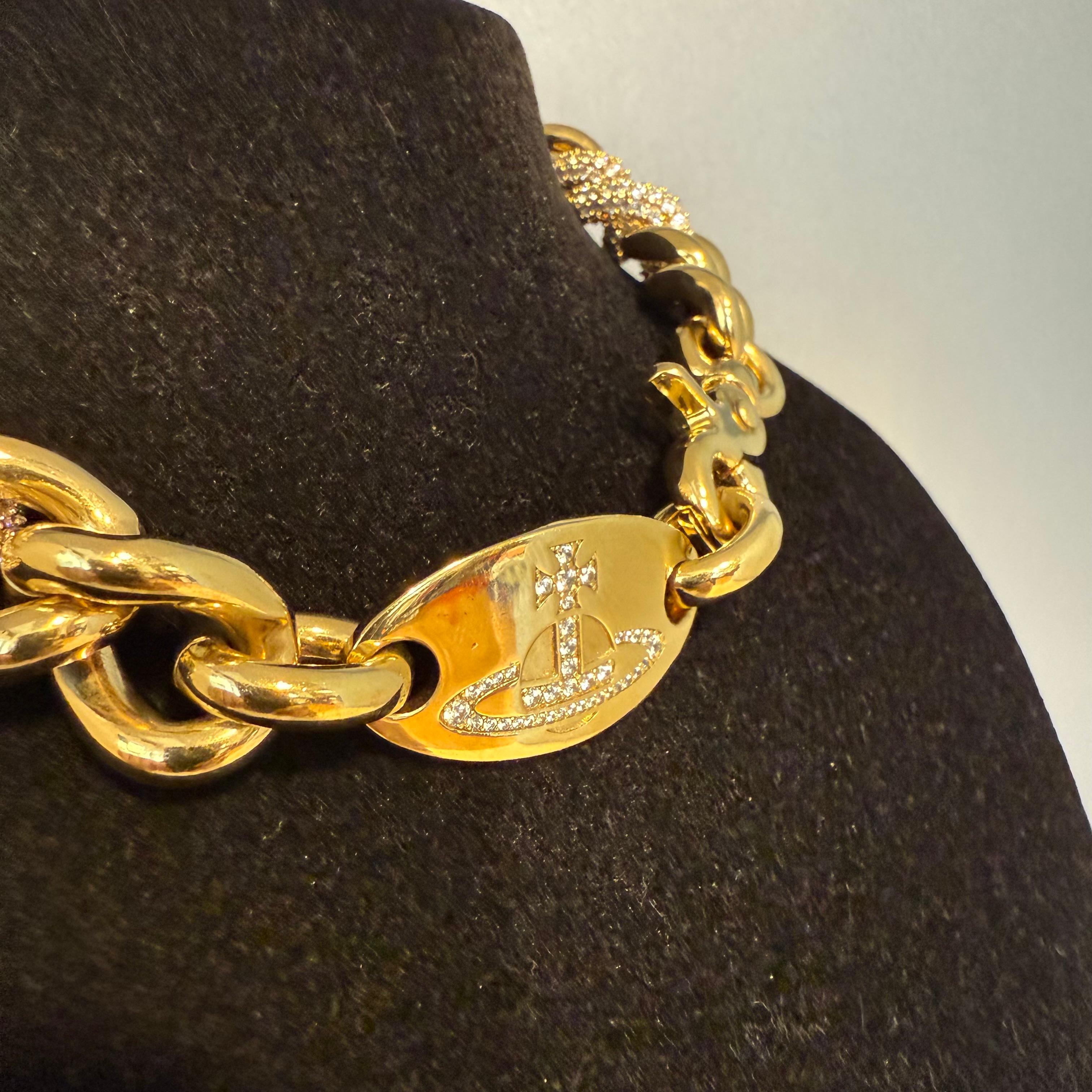 Vivienne Westwood Kette Halskette im Zustand „Hervorragend“ im Angebot in Gazzaniga (BG), IT