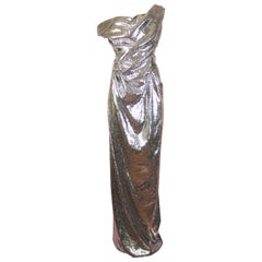 Vivienne Westwood Cocotte Silver Gown, c. 2011, Size US 12