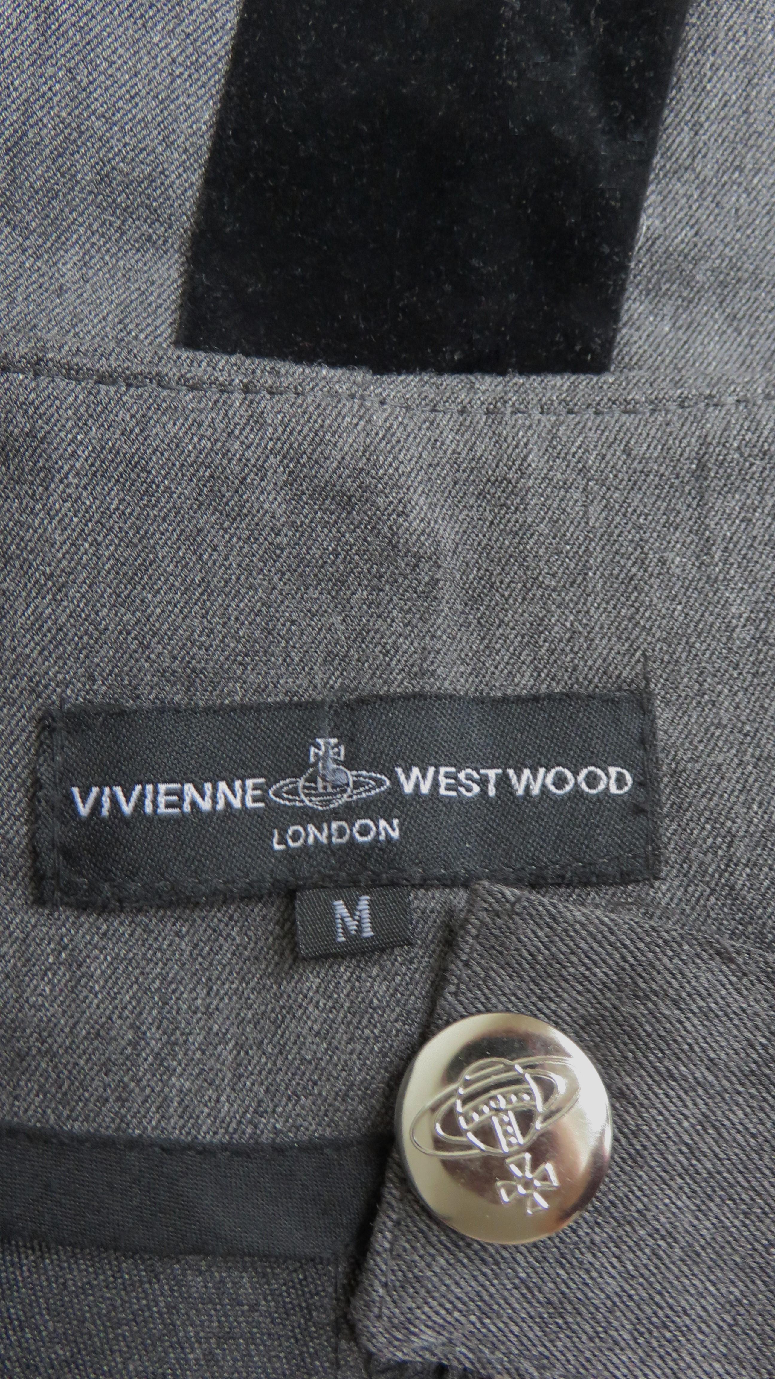 Vivienne Westwood Color Block Pants with Black Trim For Sale 6